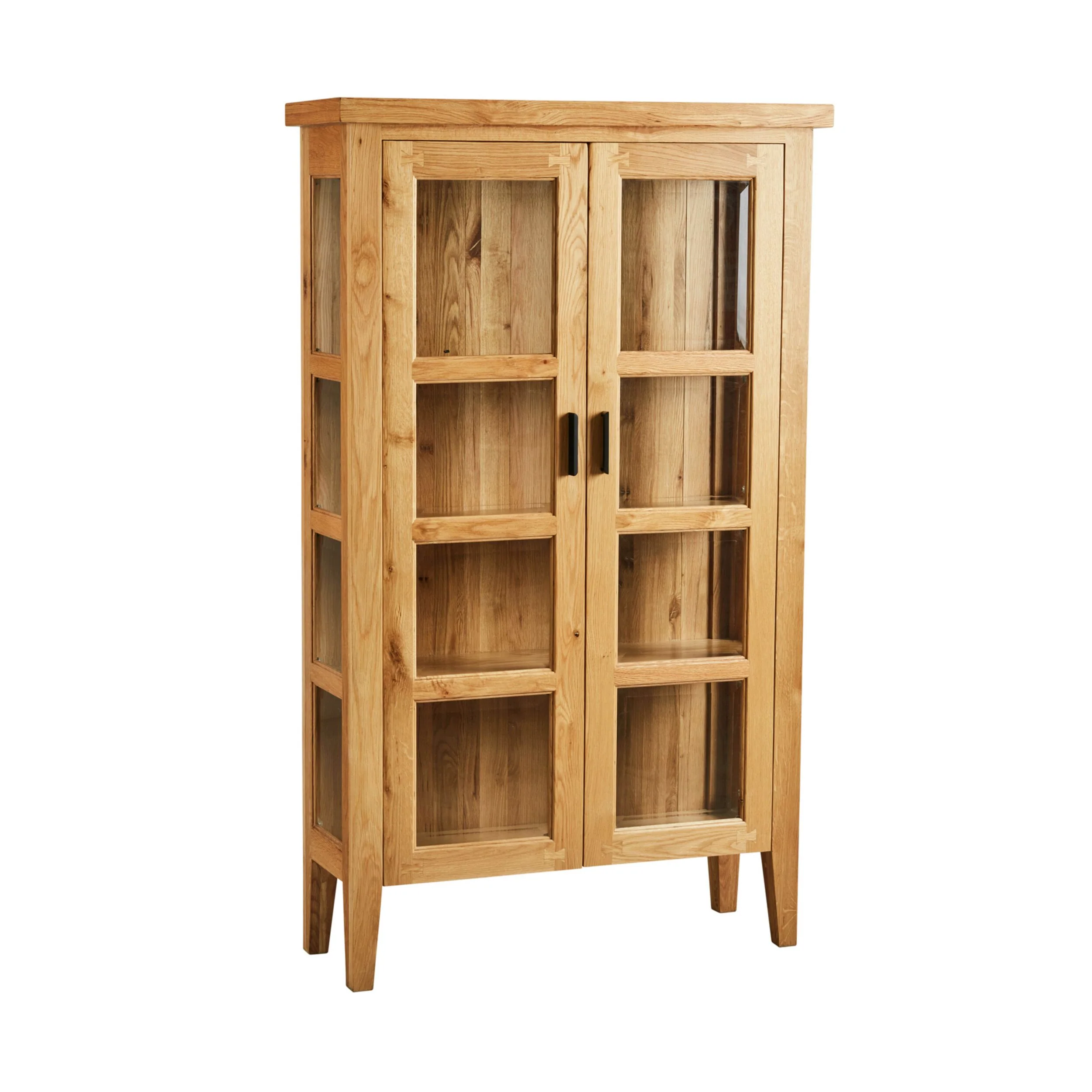 Oakdale 2 Door Display Cabinet 165 x 100cm - Image 3