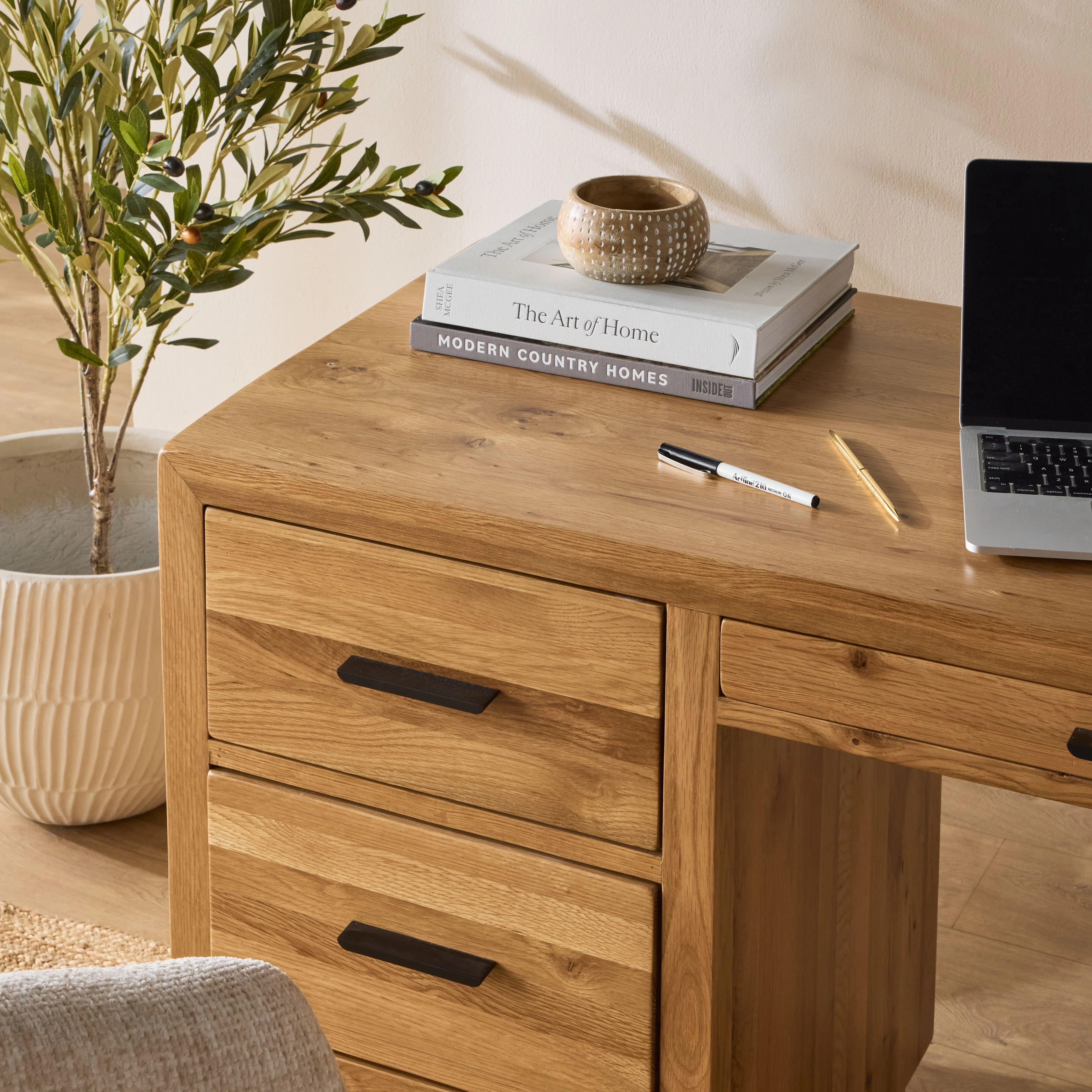 Oakdale Double Pedestal Desk - Image 10