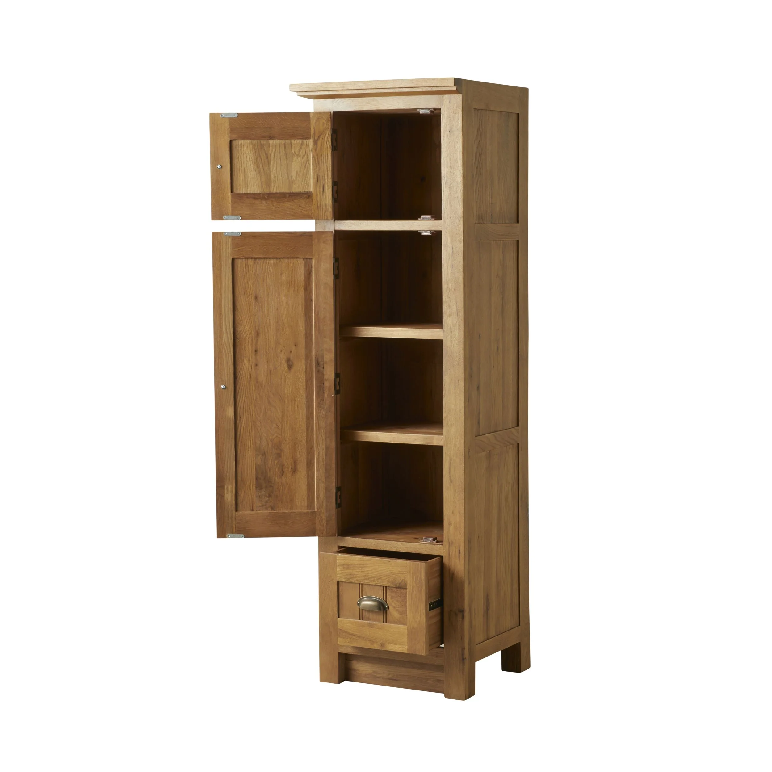 Oakford Larder Side Cabinet Left 550x485x1800mm - Image 7