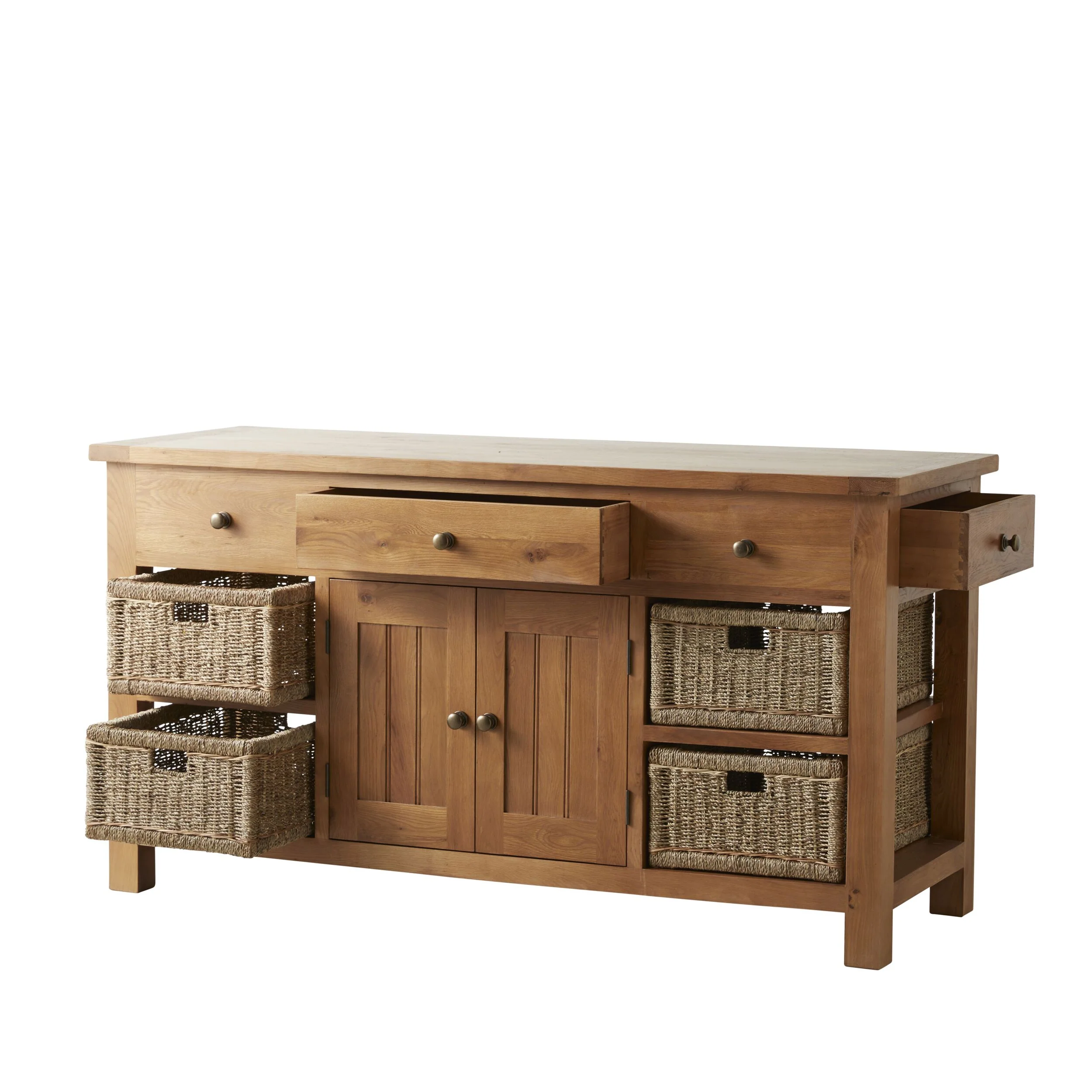 Oakford Workbench - Oak Timber Top 168 x 62 x 90cm - Image 5