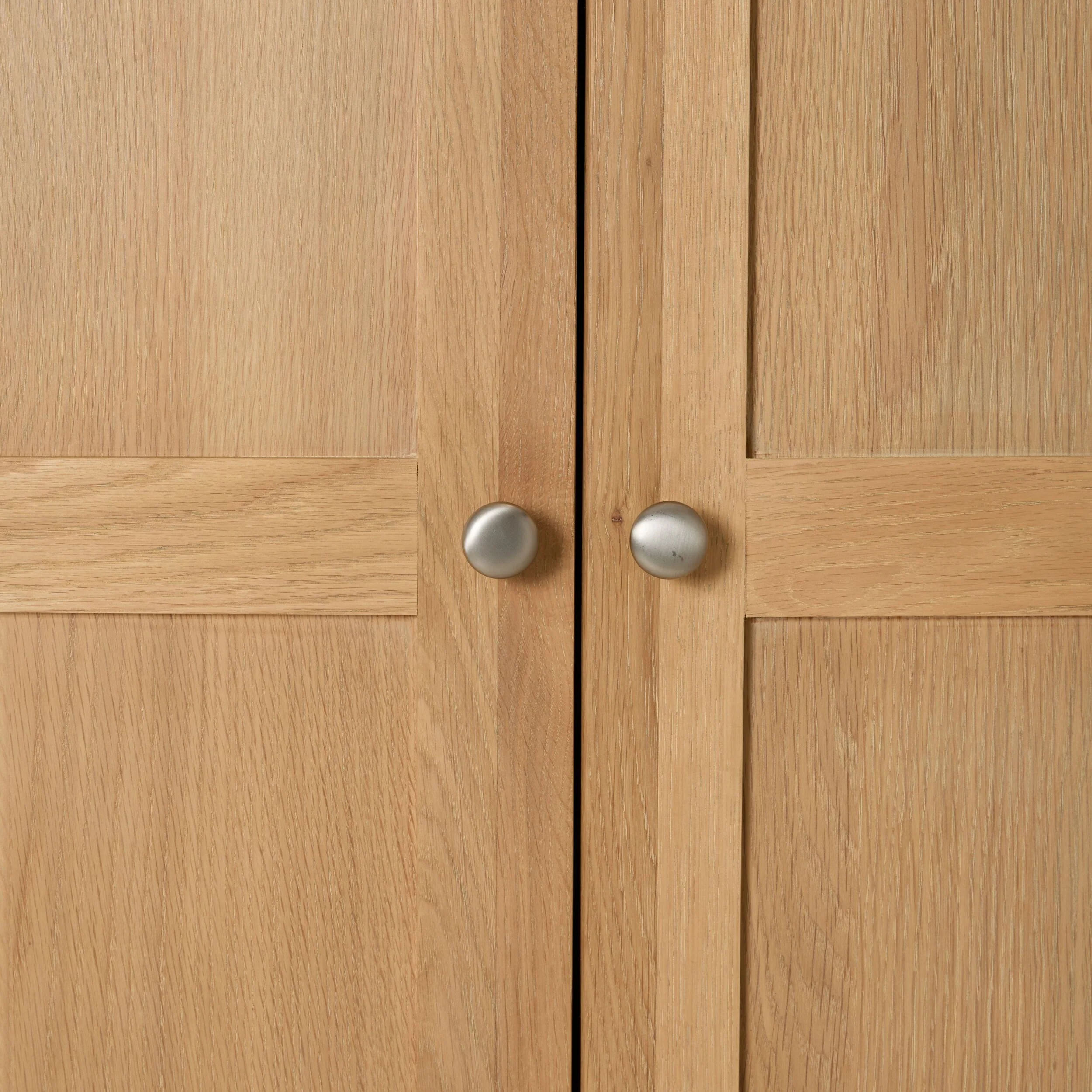 Oakridge 2 Door Wardrobe Light Oak - Image 6