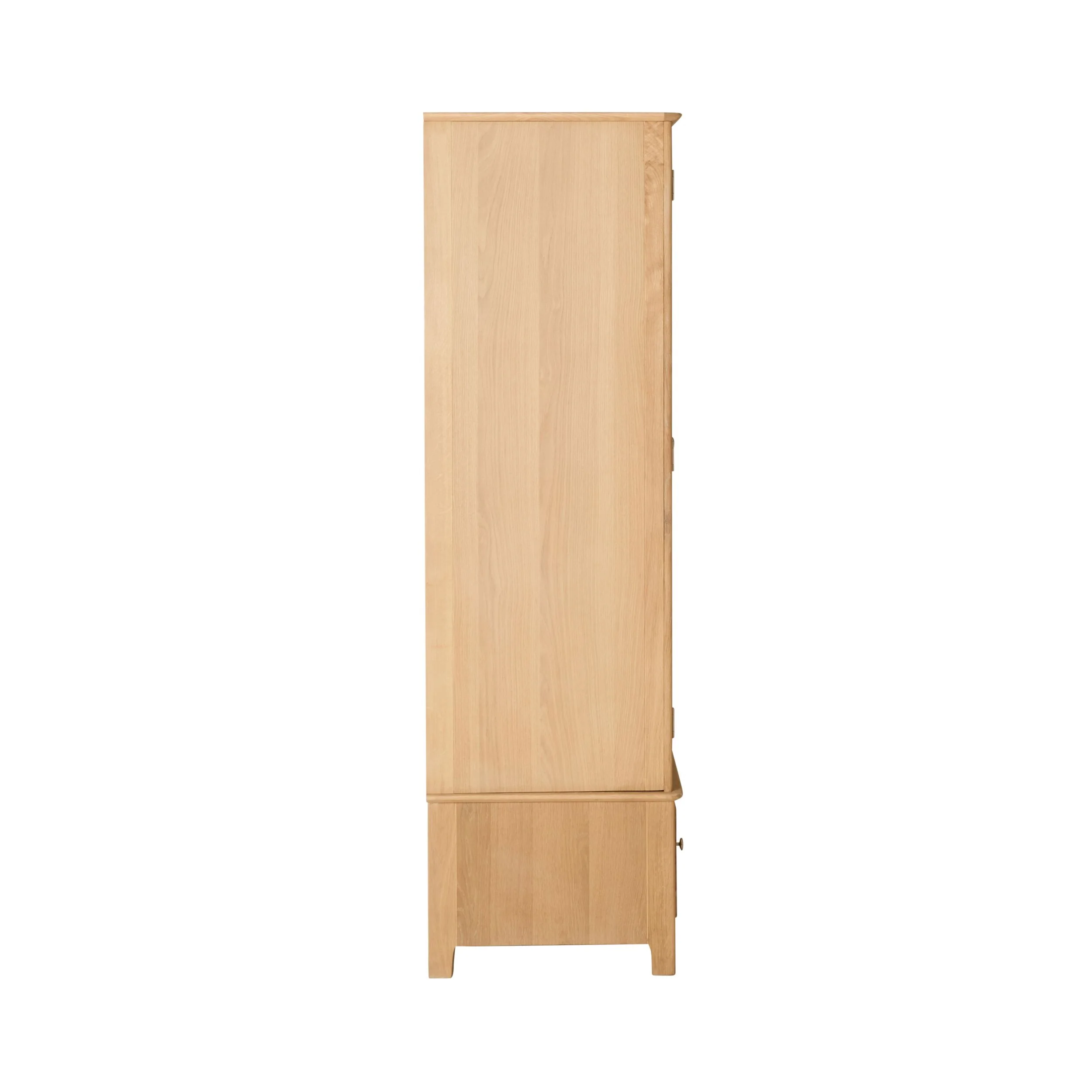 Oakridge 2 Drawer 3 Door Wardrobe Light Oak - Image 4