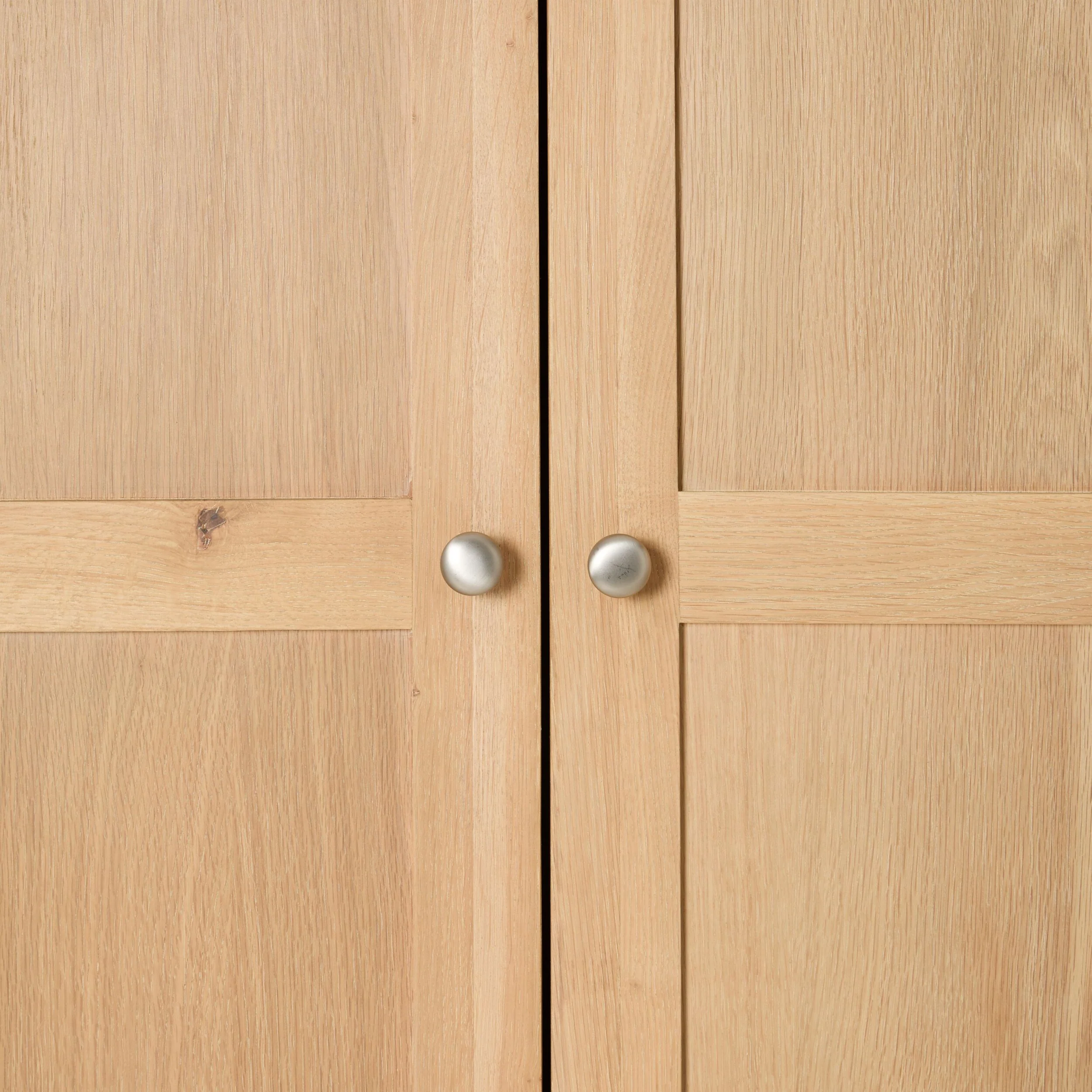 Oakridge 2 Drawer 3 Door Wardrobe Light Oak - Image 6