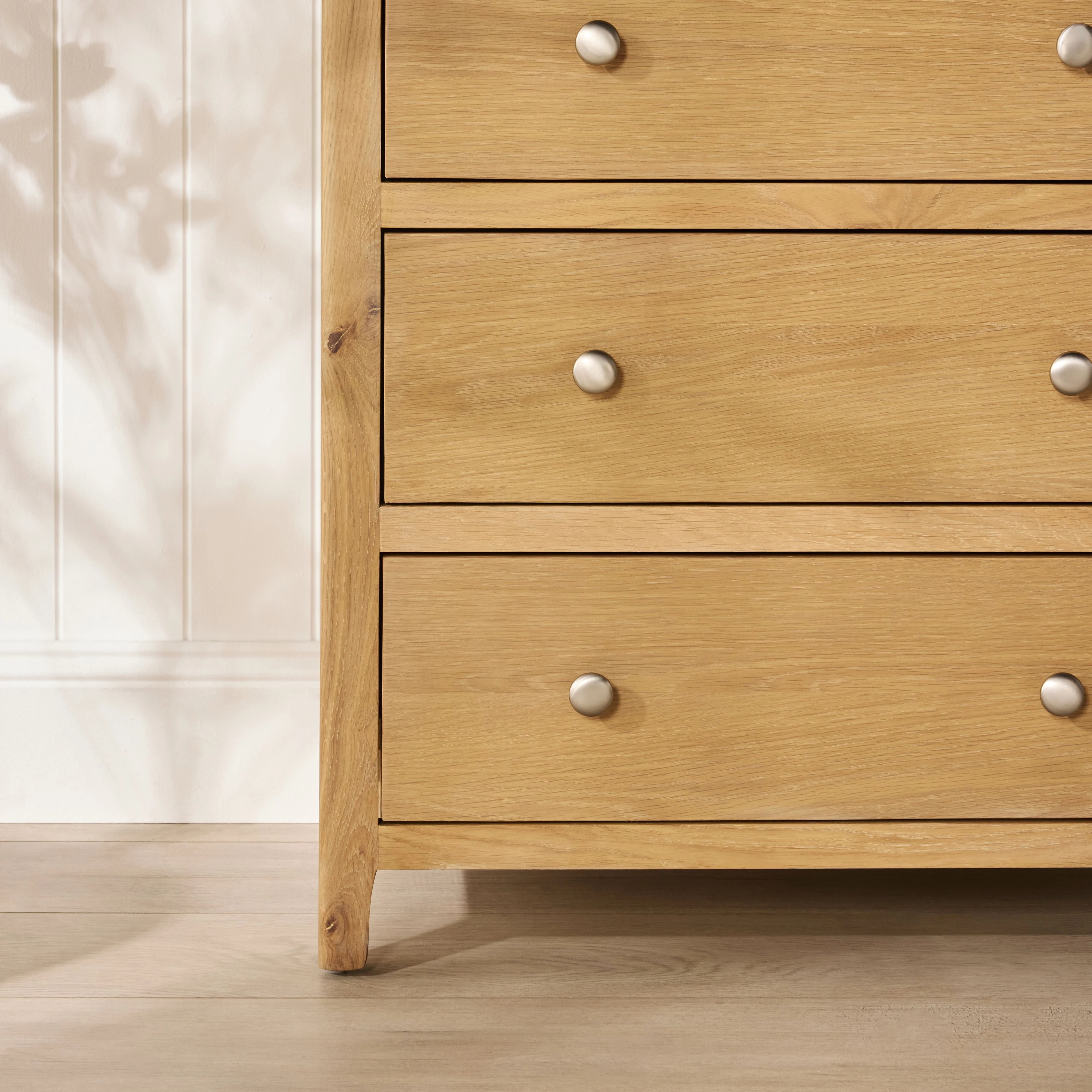 Oakridge 5 Drawer Chest Light Oak - Image 11