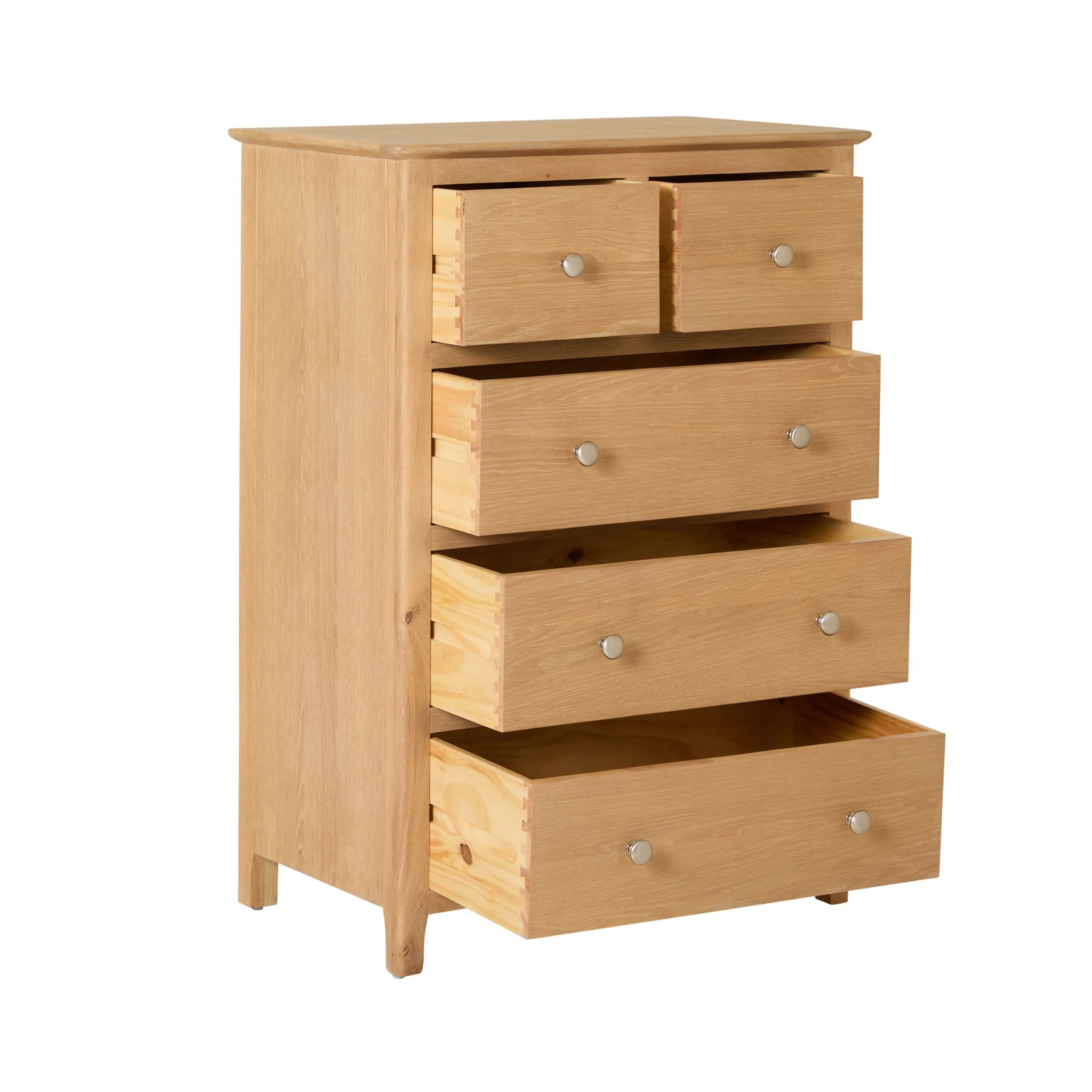 Oakridge 5 Drawer Chest Light Oak - Image 3