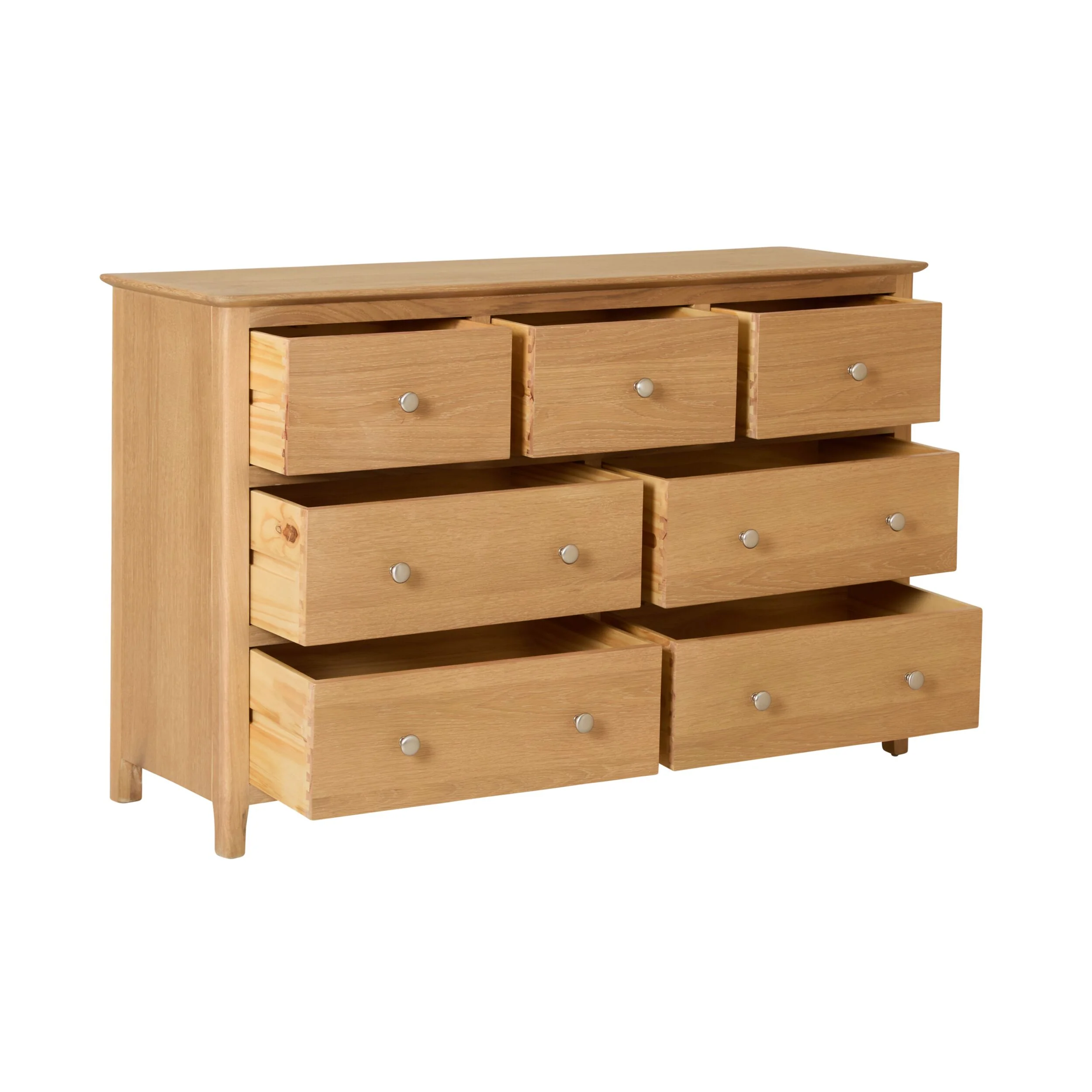 Oakridge 7 Drawer Chest Light Oak - Image 3