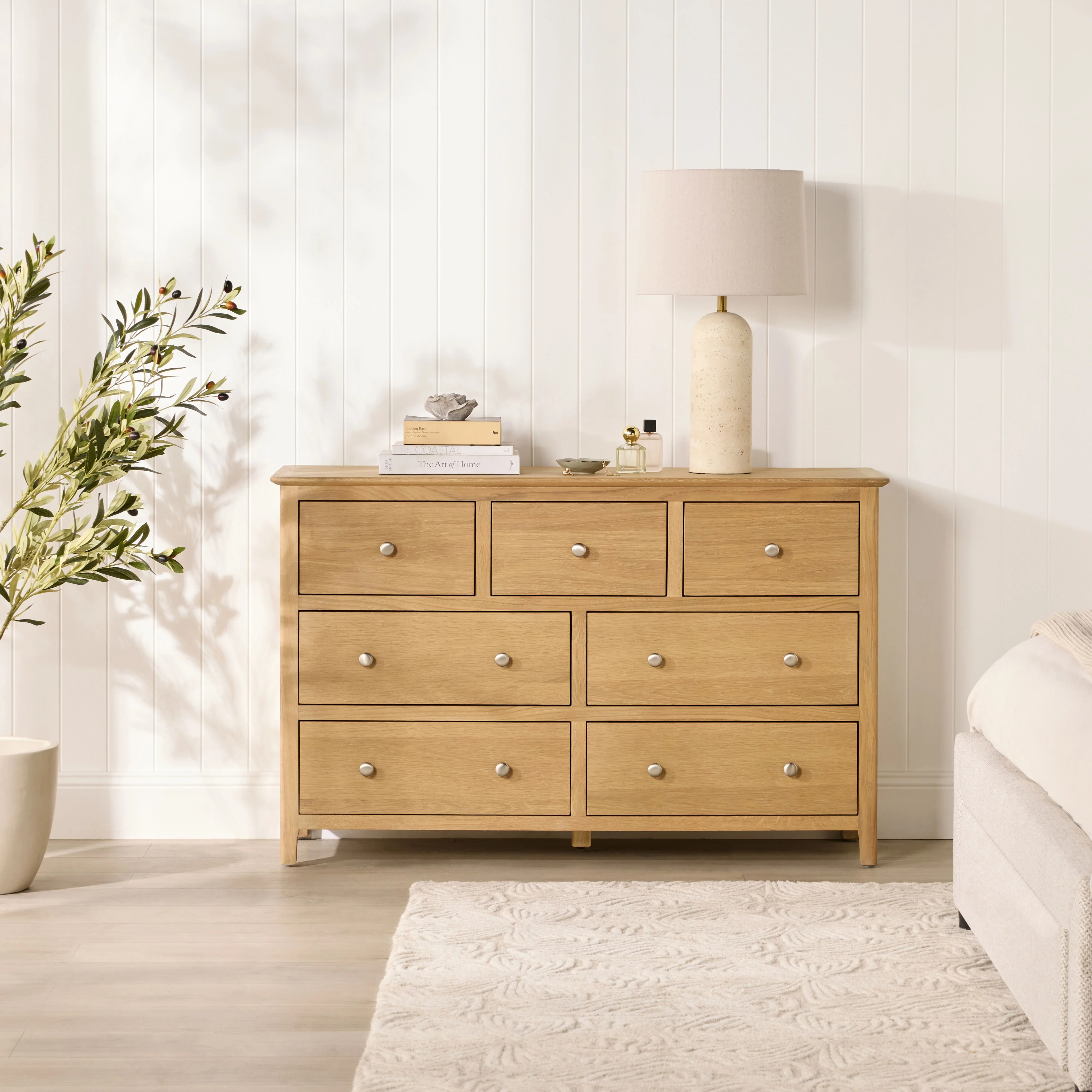Oakridge 7 Drawer Chest Light Oak - Image 8