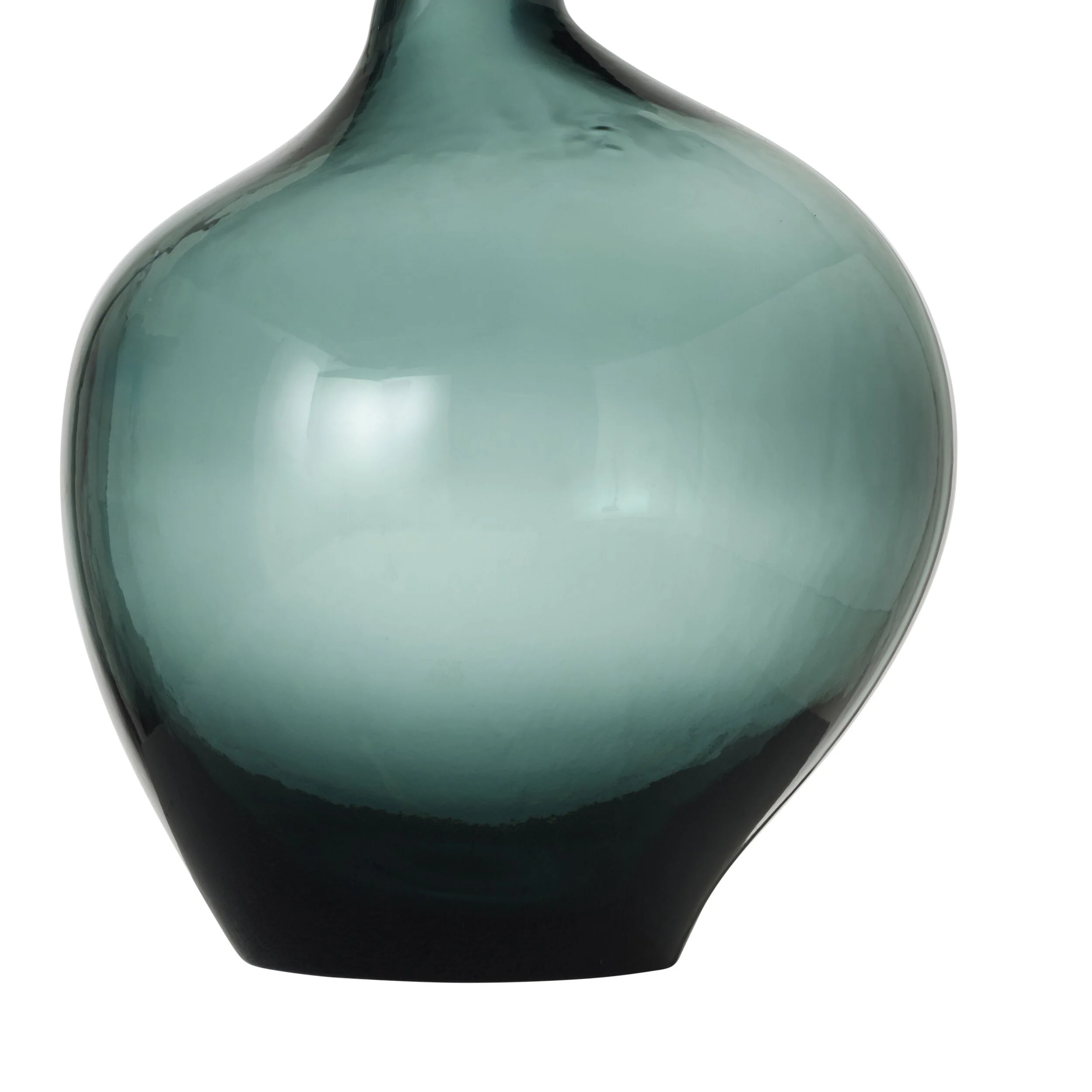 Oceanic Tinted Flagon Glass Vase Turquoise - Image 3