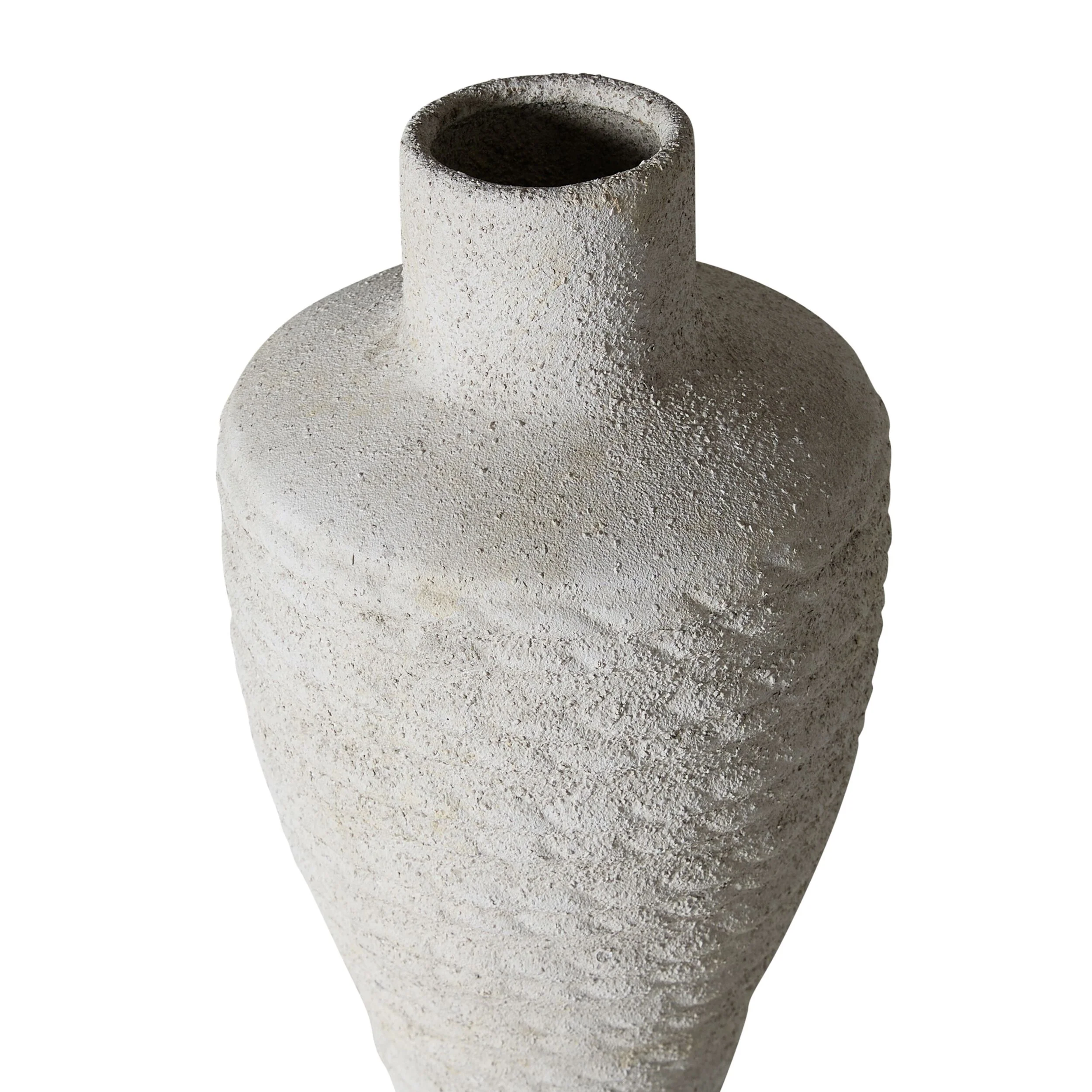 Octavia Rope Detail Ceramic Tall Vase - Image 2