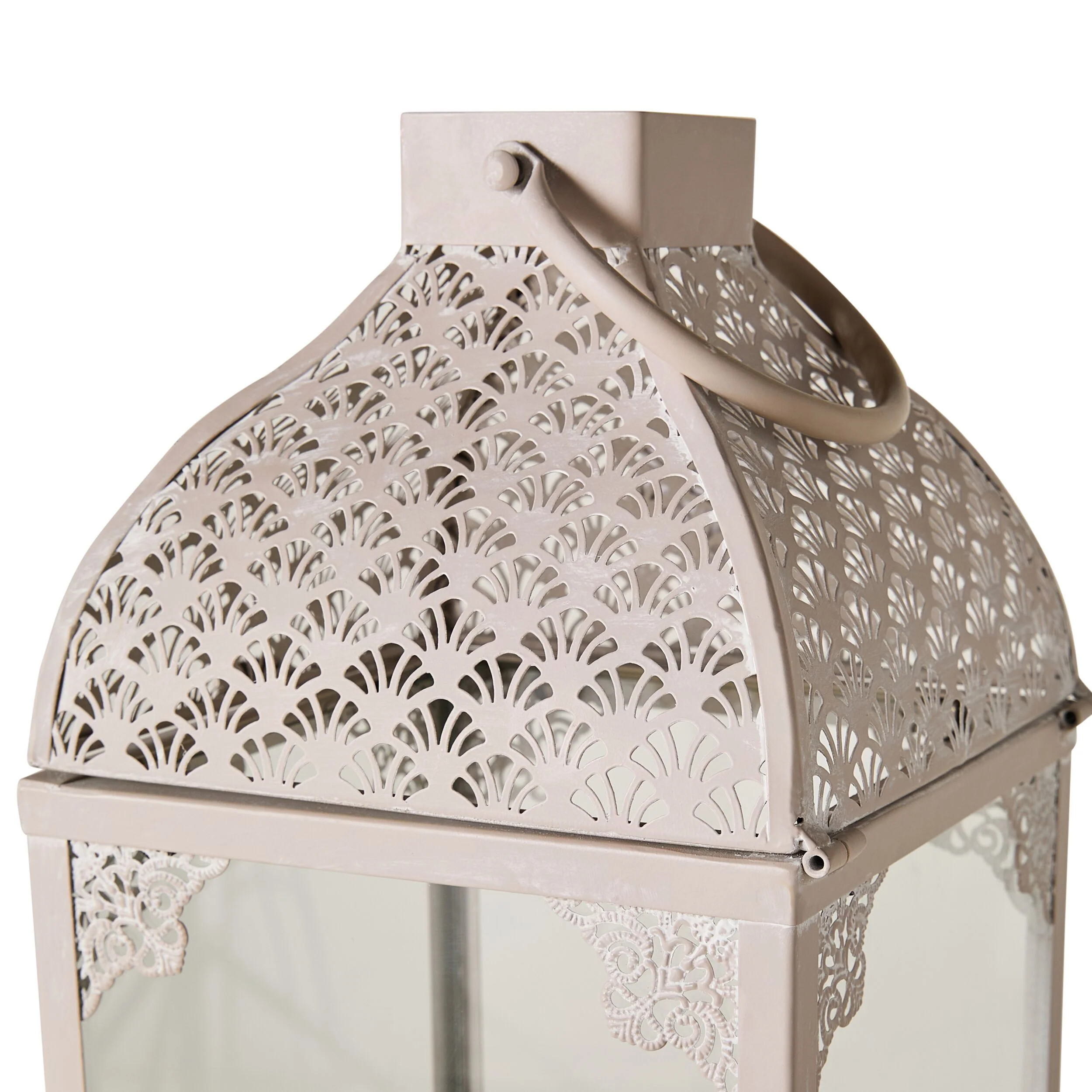 Odette Metal Lantern Stone - Image 3