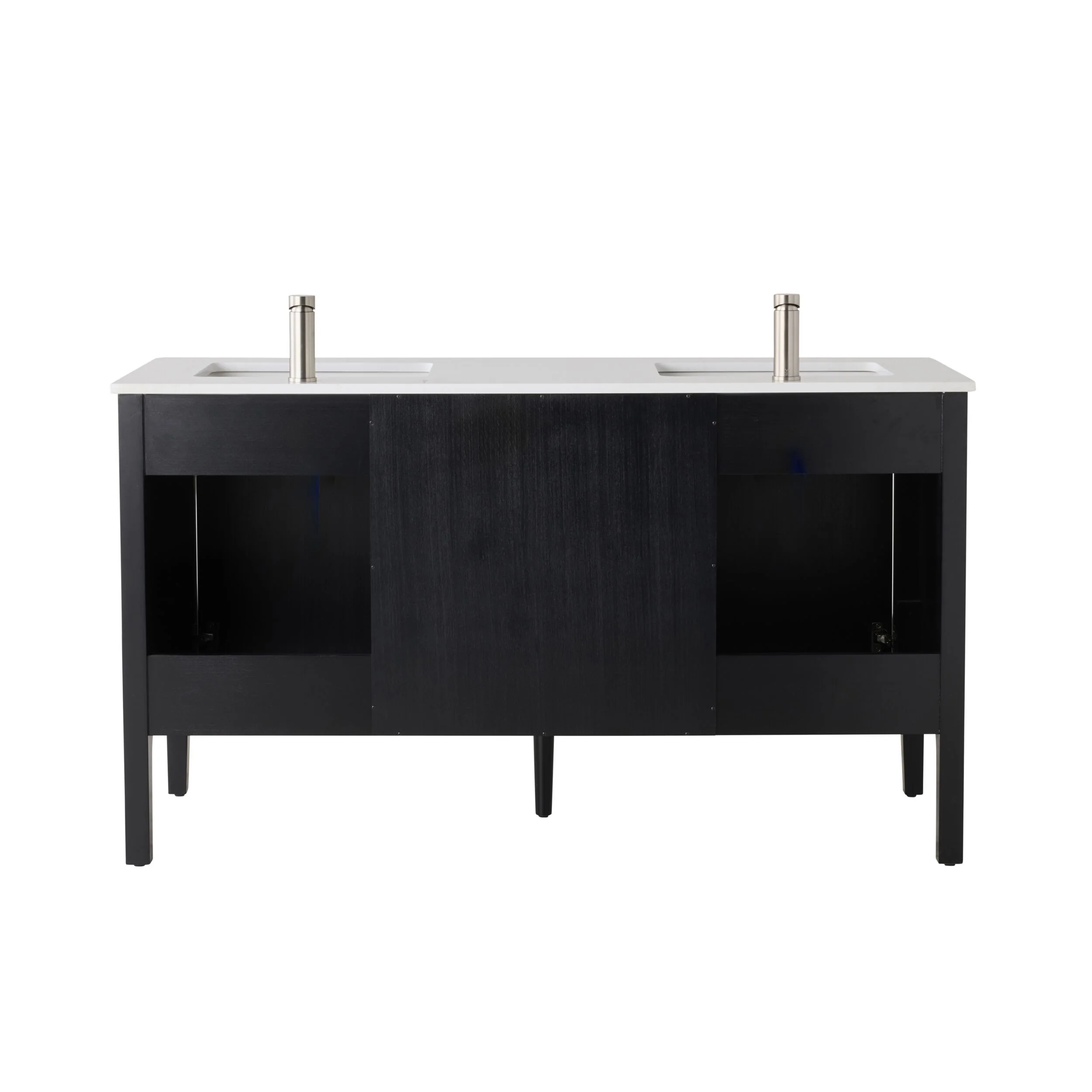 Odin Double Vanity Black Oak 1550mm - Image 5