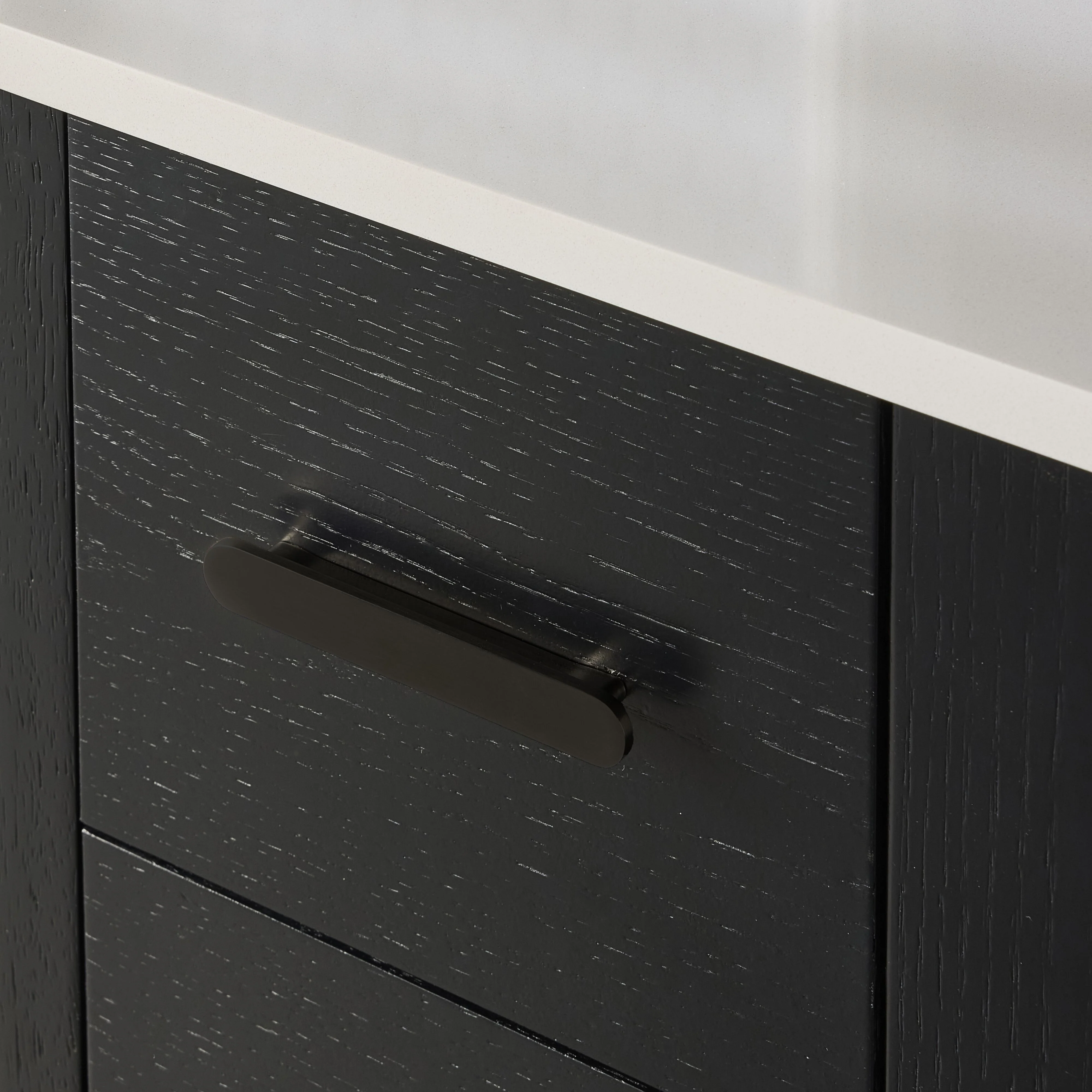 Odin Vanity Drawer / Door Handle Black - Image 3