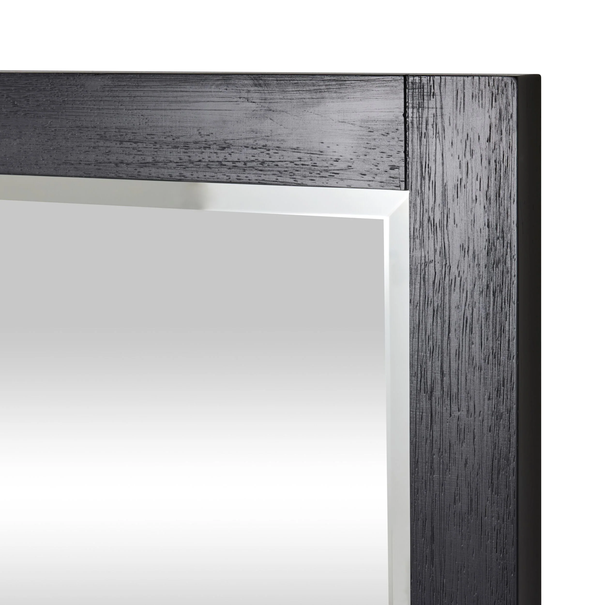Odin Vanity Mirror Black Oak 610x812mm - Image 2