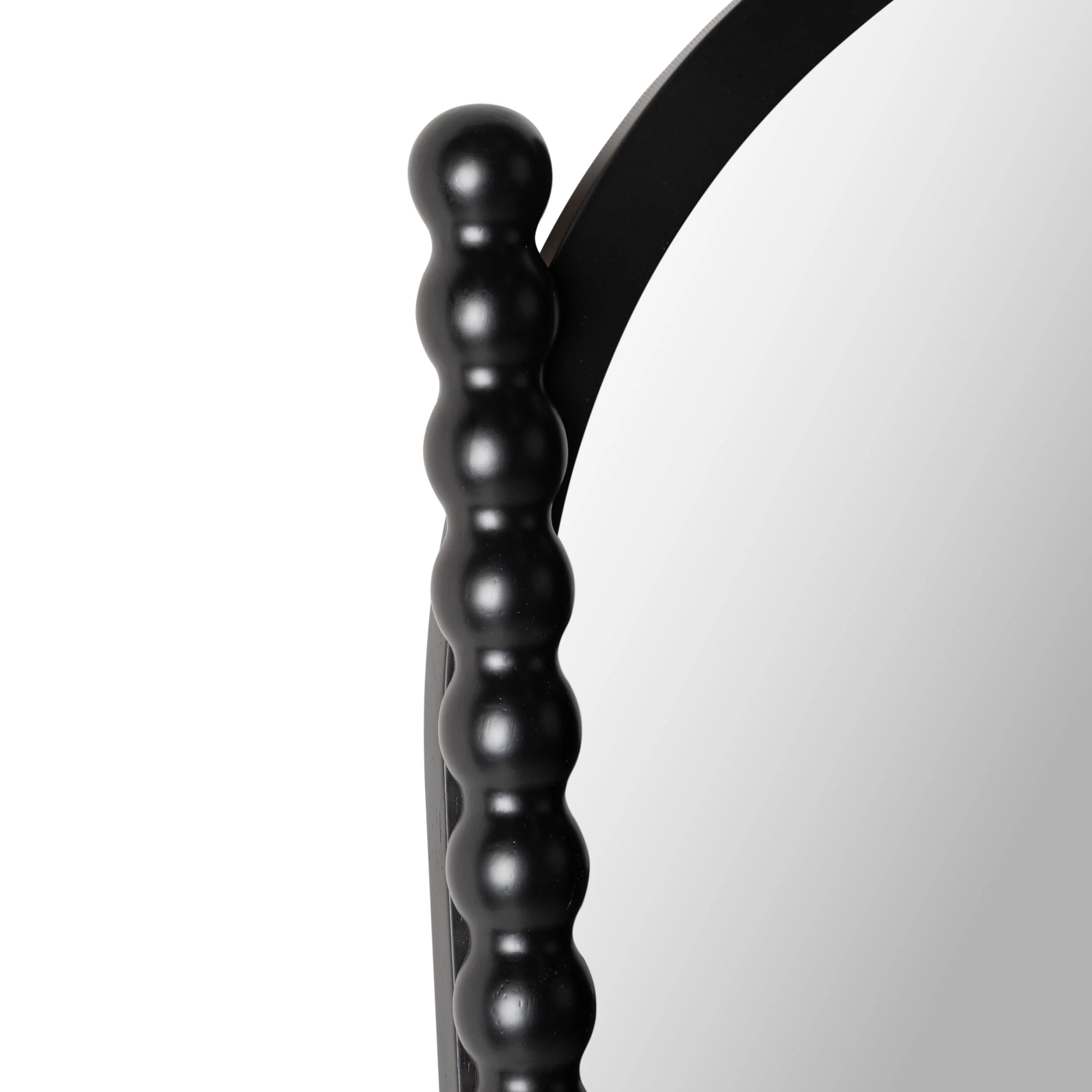 Orla Bobbin Floor Mirror Black - Image 2
