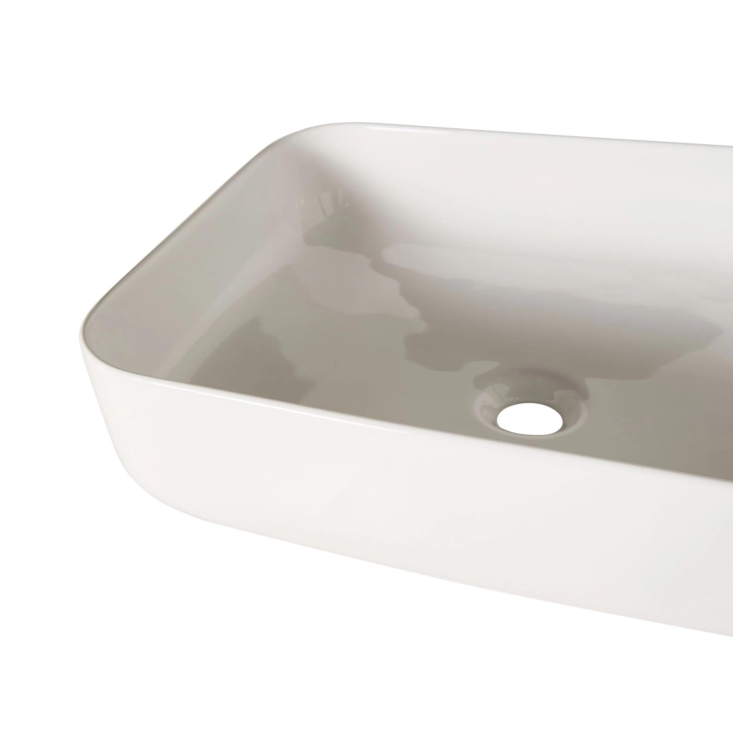 Orson Rectangle Ceramic Basin 515x400x135mm - Image 3