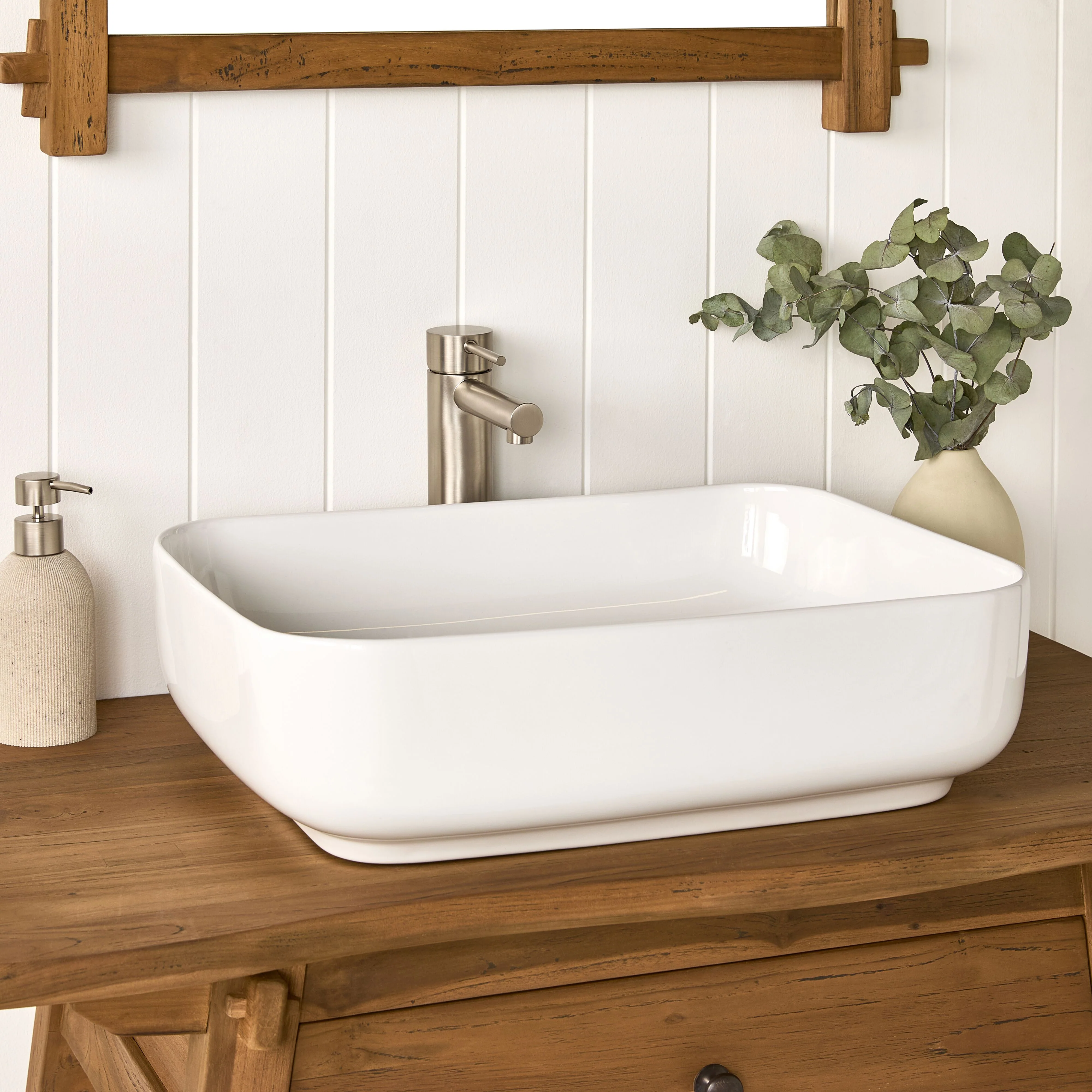 Orson Rectangle Ceramic Basin 515x400x135mm - Image 5