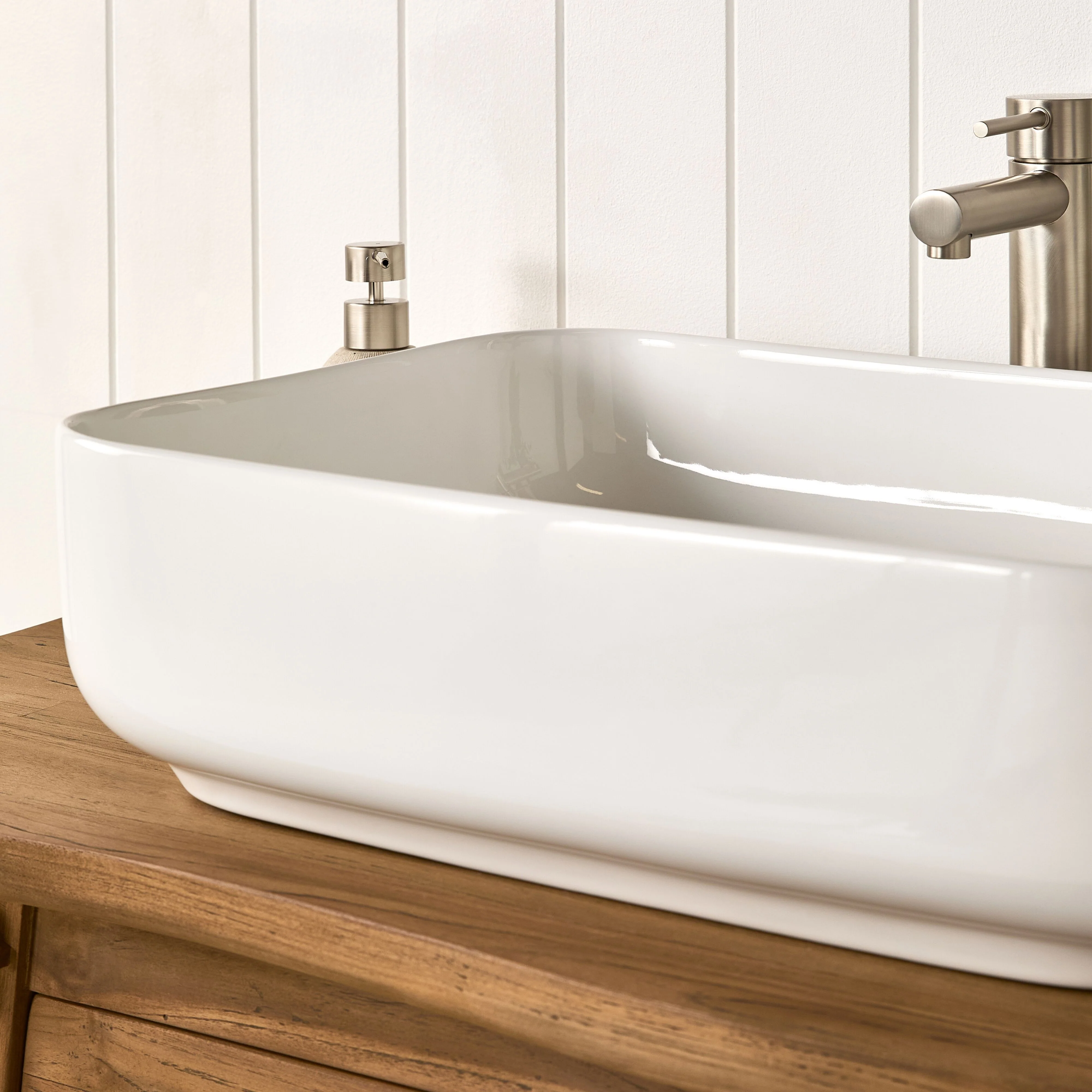 Orson Rectangle Ceramic Basin 515x400x135mm - Image 6
