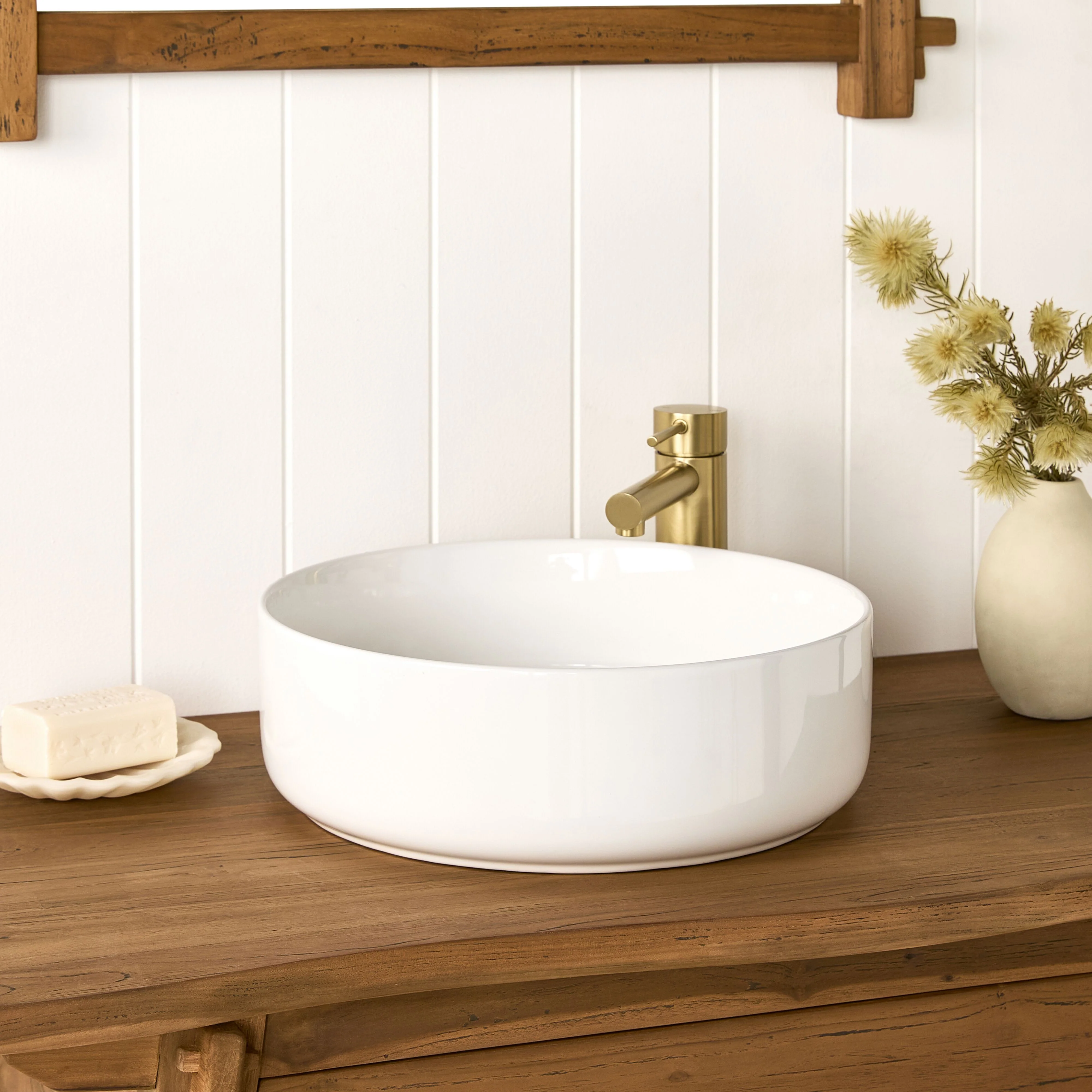 Orson Round Ceramic Basin 360x360x120mm - Image 5