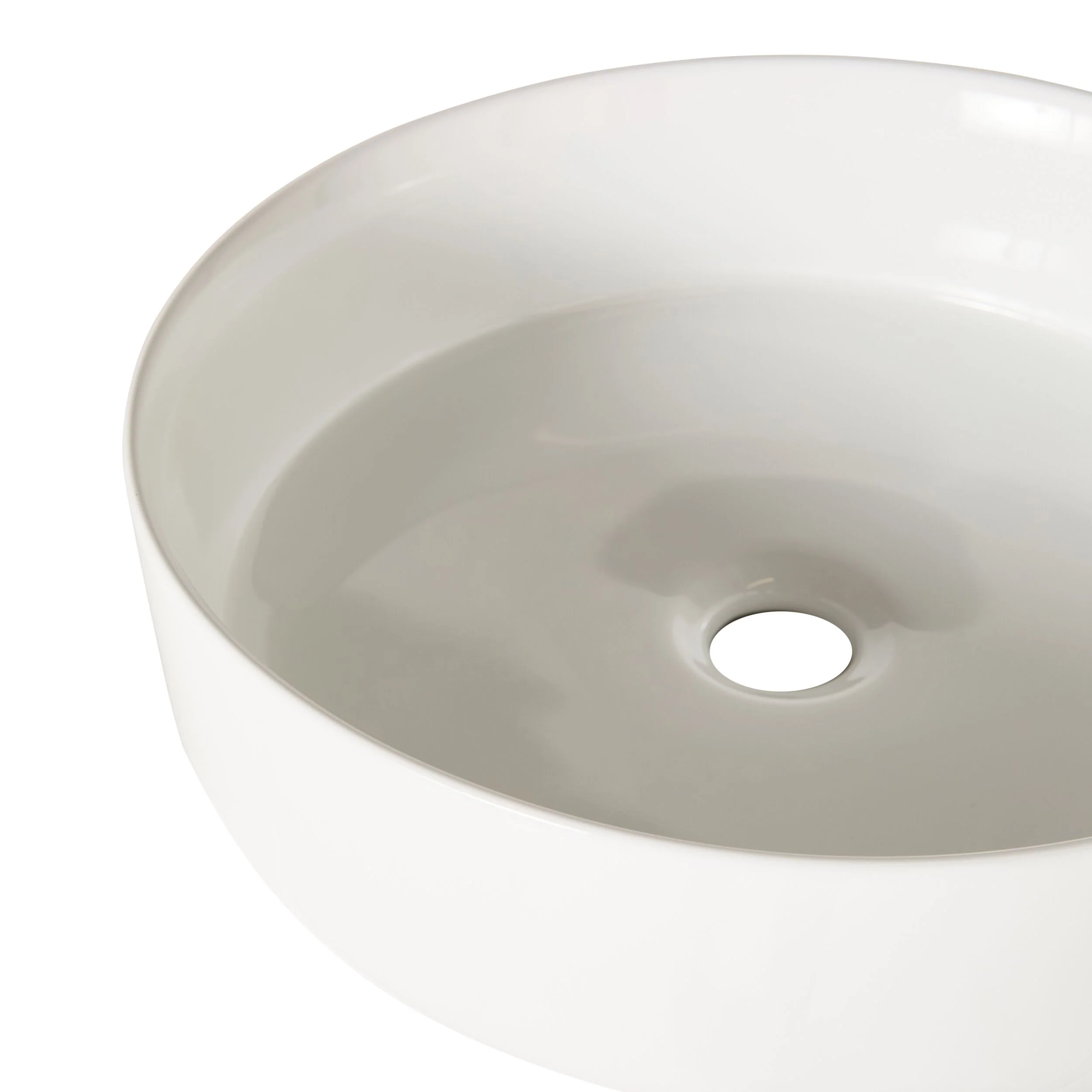 Orson Round Ceramic Basin 410x410x120mm - Image 3