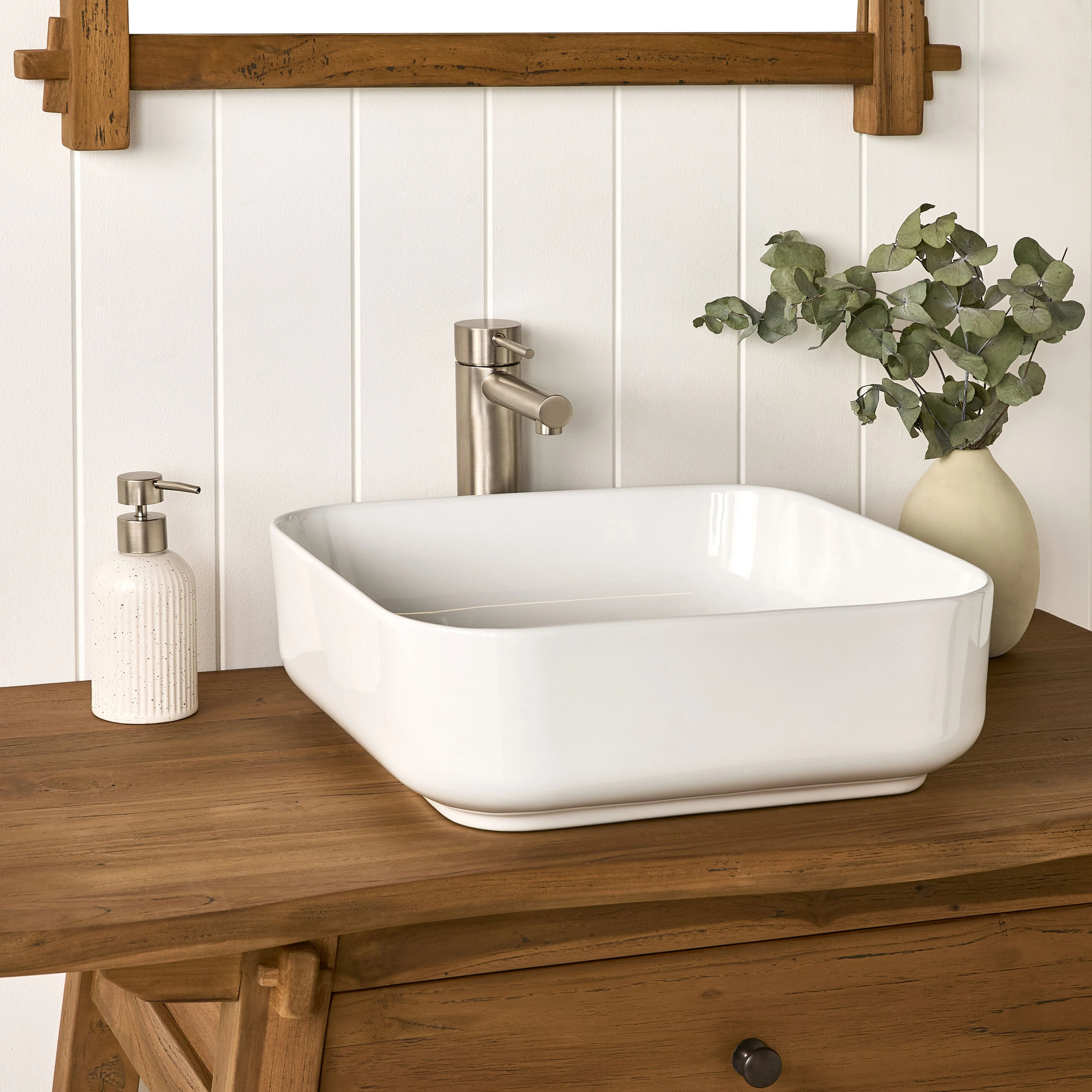 Orson Square Ceramic Basin 390x390x135mm - Image 5