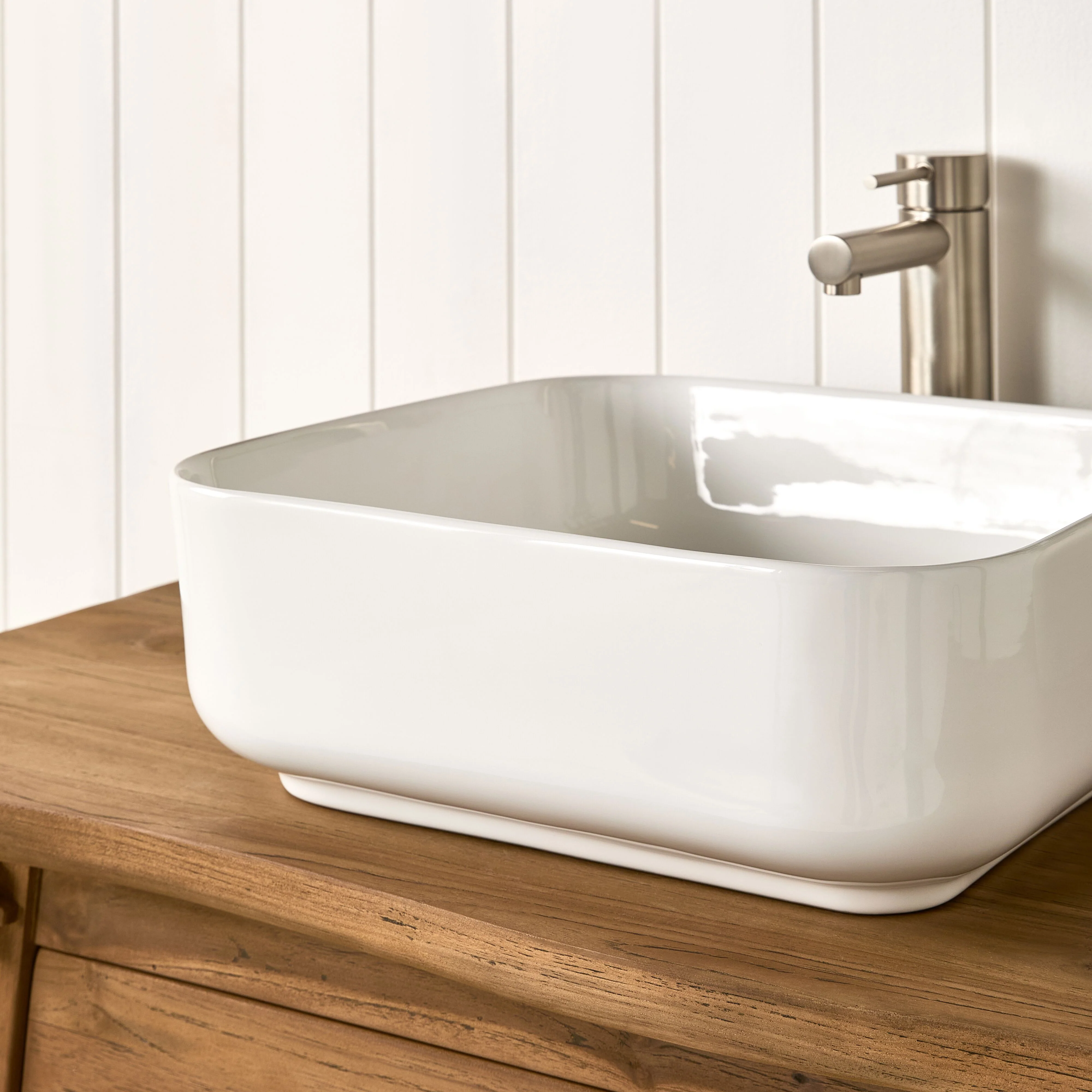 Orson Square Ceramic Basin 390x390x135mm - Image 6