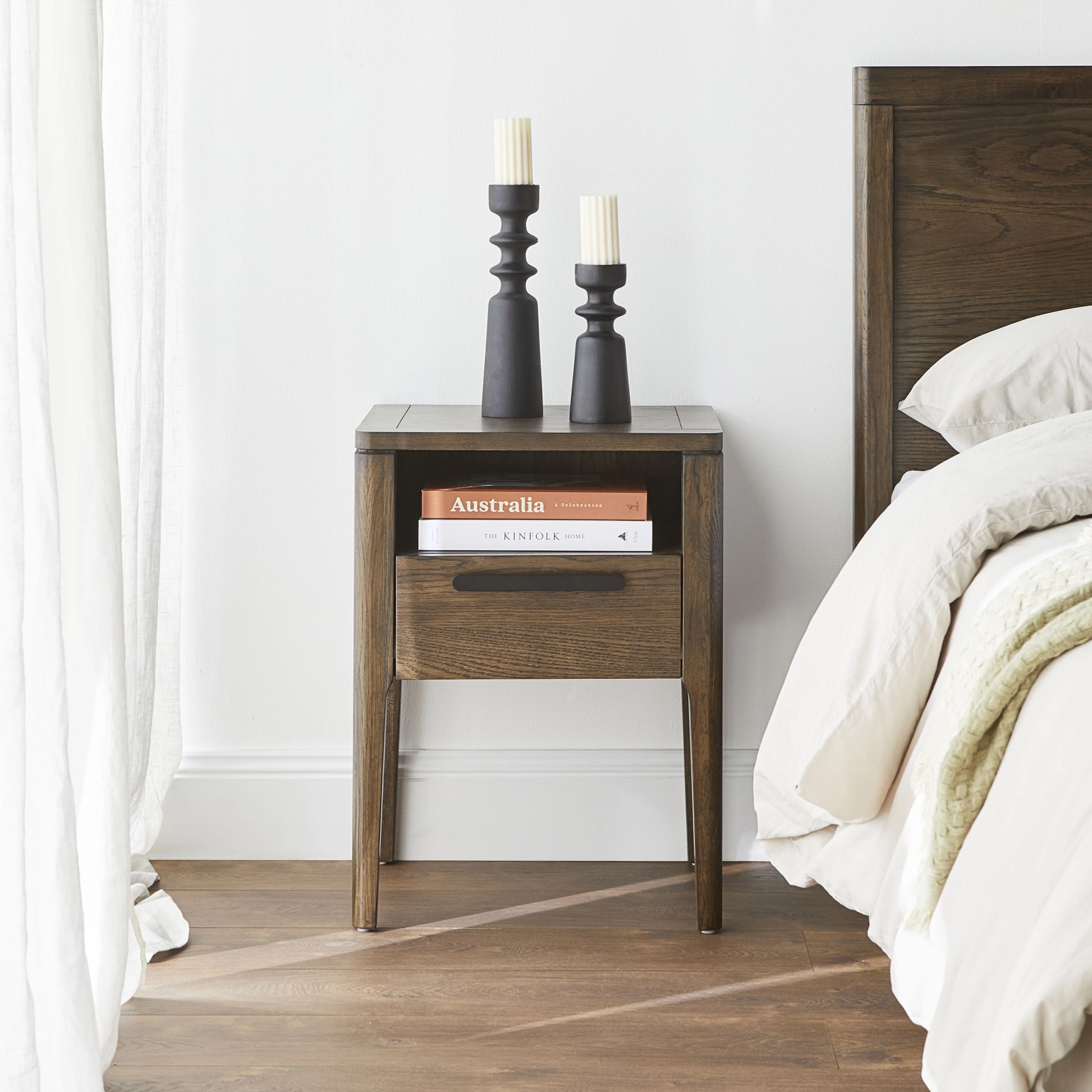 Oslo 1 Drawer Bedside Boco Oak - Image 5