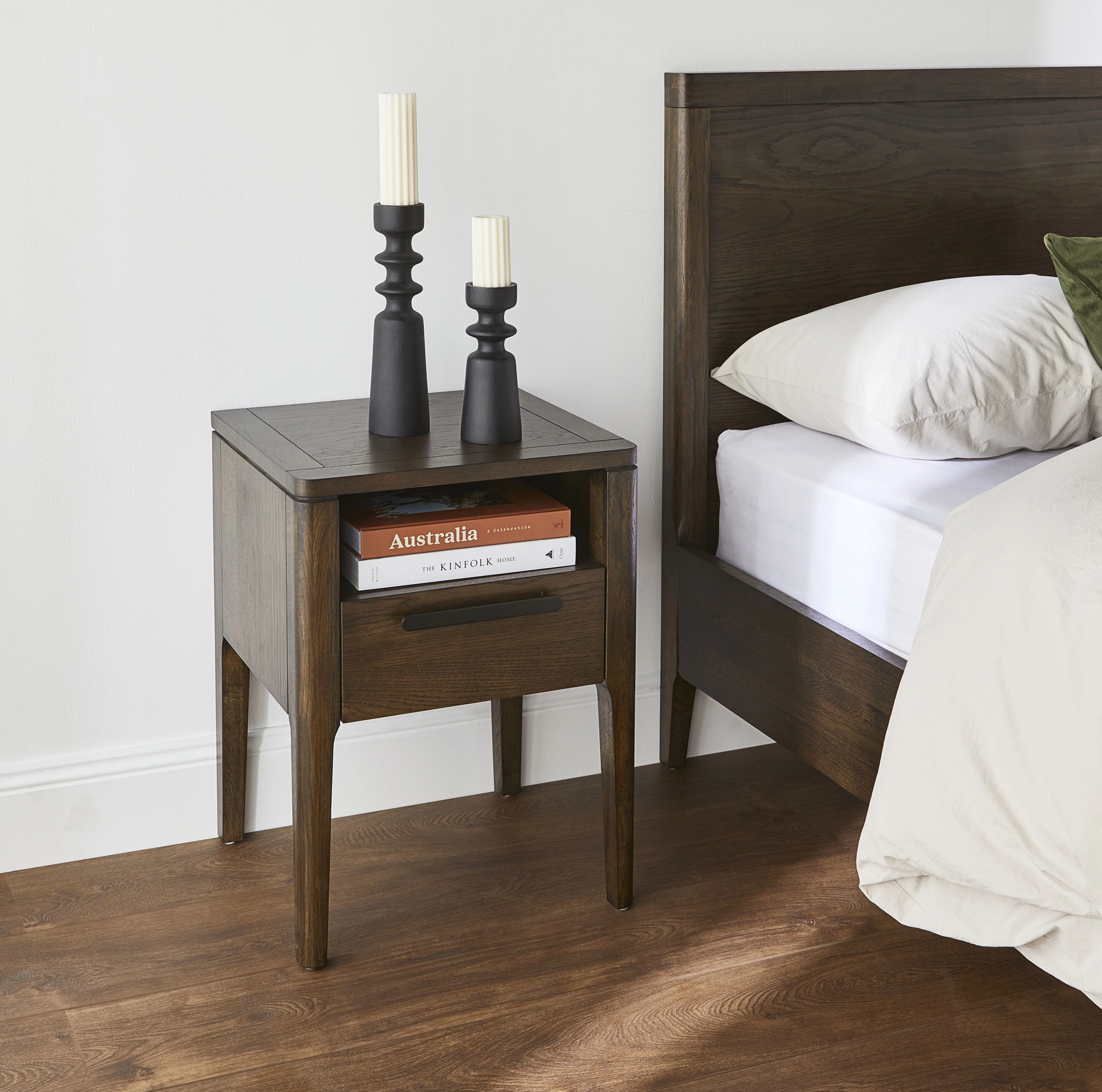 Oslo 1 Drawer Bedside Boco Oak - Image 6