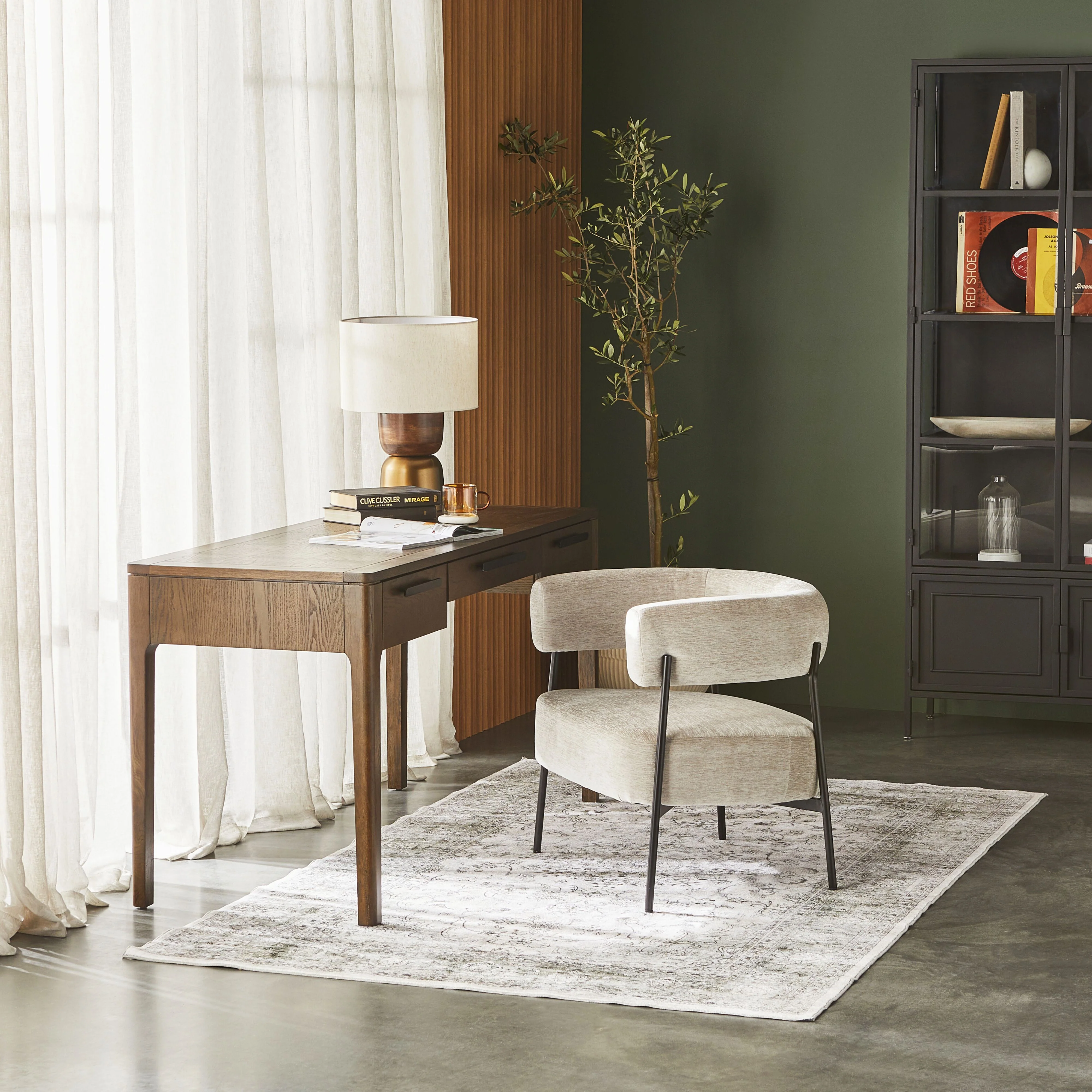 Oslo 3 Drawer Desk Boco Oak - Image 12