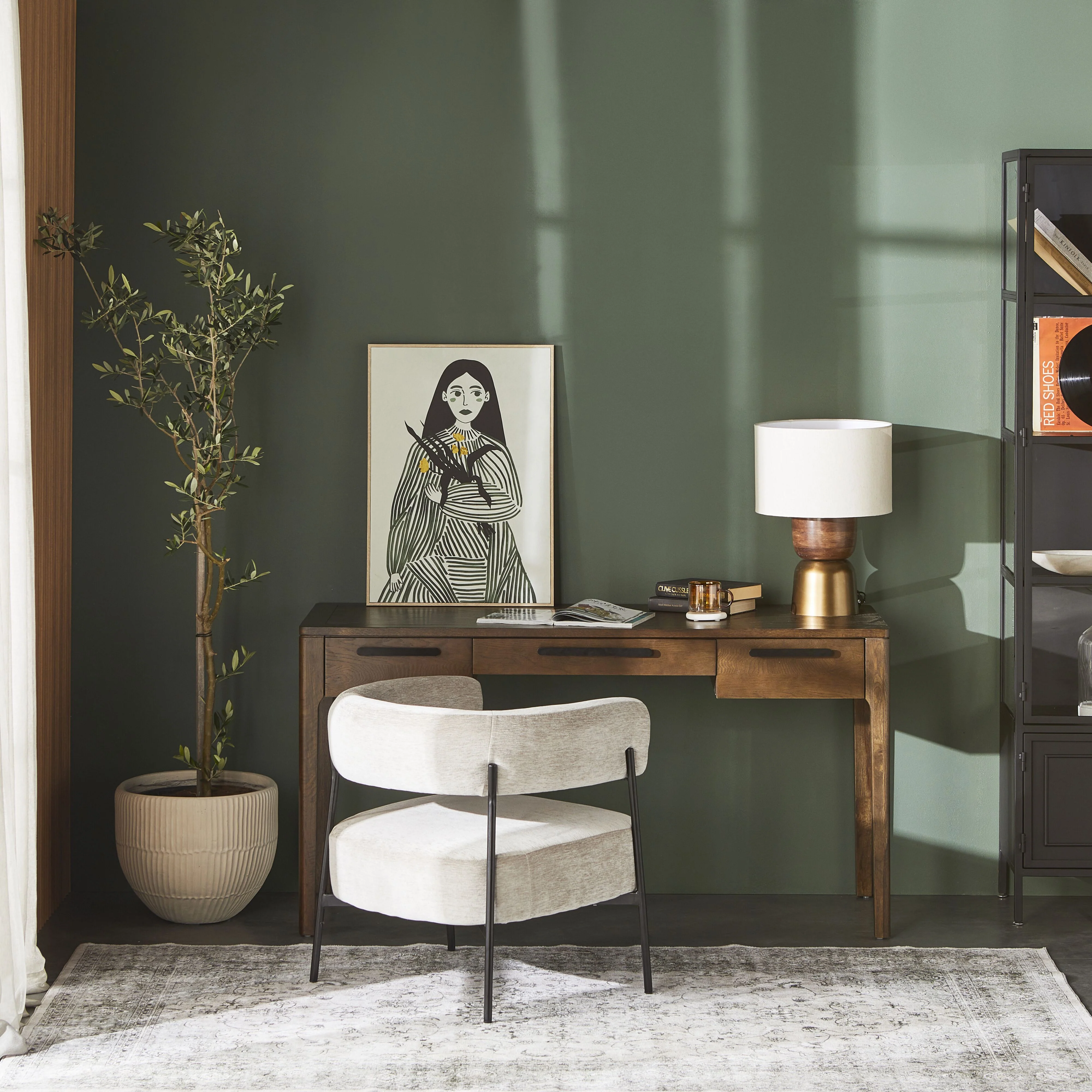 Oslo 3 Drawer Desk Boco Oak - Image 14