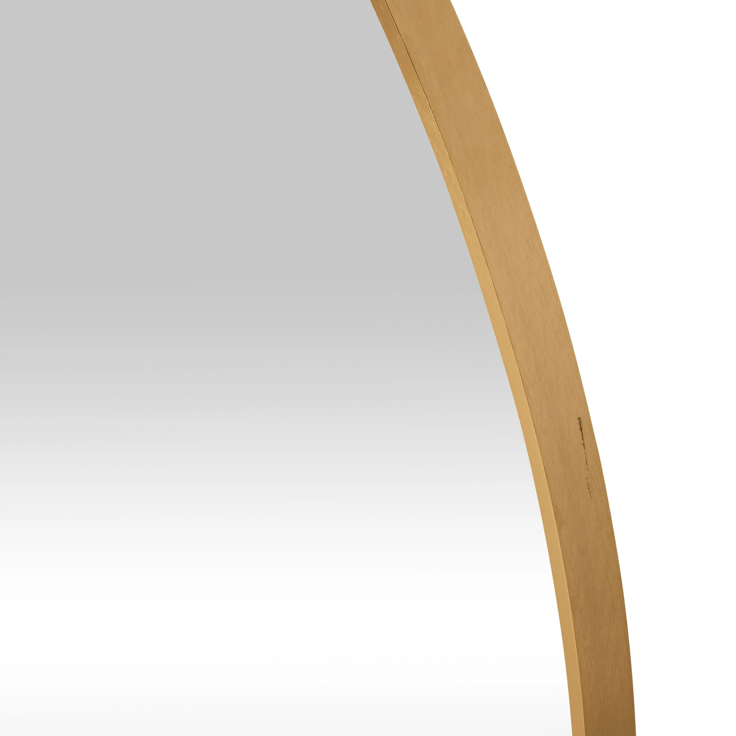 Ovale Arch Mirror 100x150cm Brushed Brass - Image 2