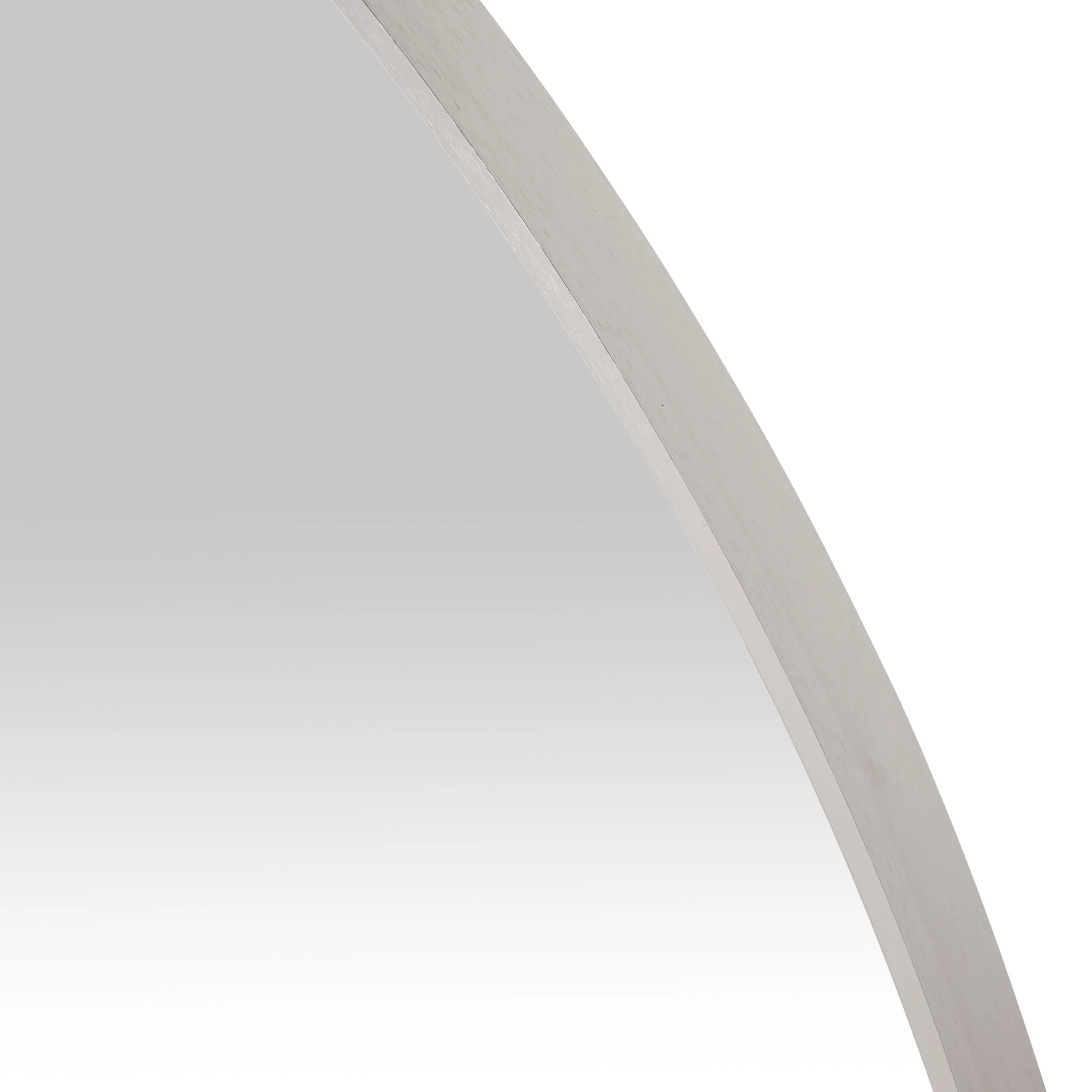 Ovale Arch Mirror 100x150cm Brushed Silver - Image 2