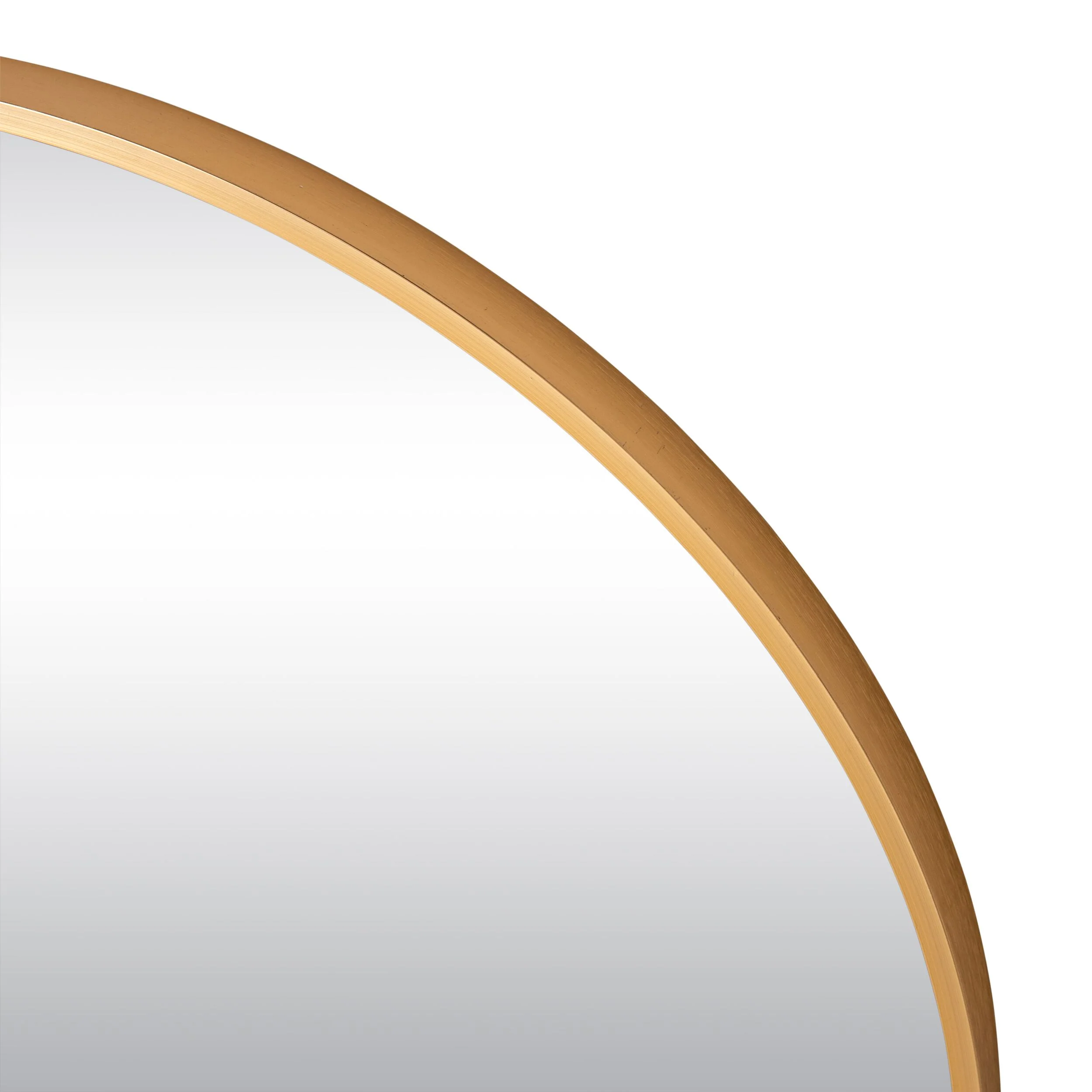 Ovale Mirror 100x60cm Brushed Brass - Image 9