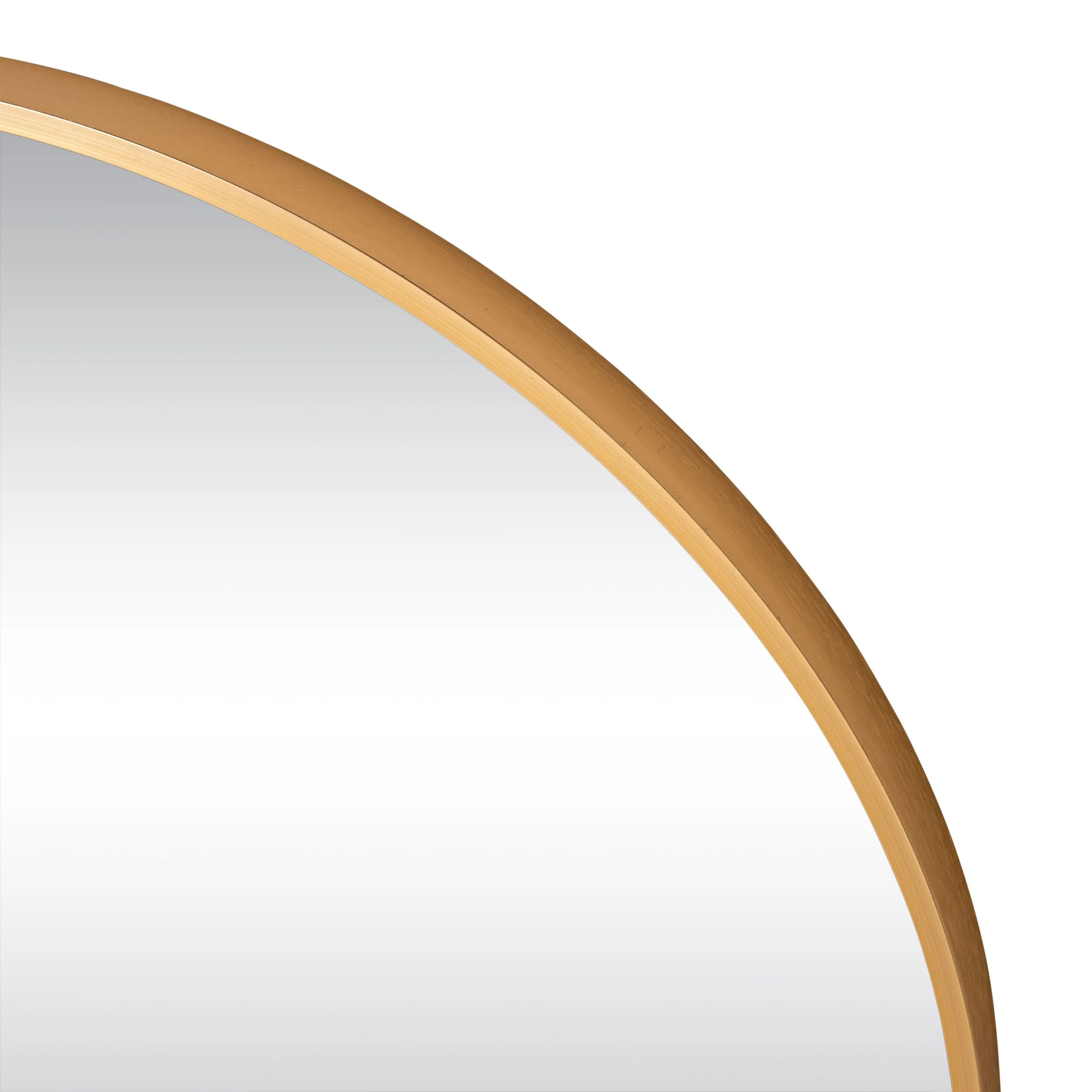 Ovale Mirror 80x60cm Brushed Brass - Image 8