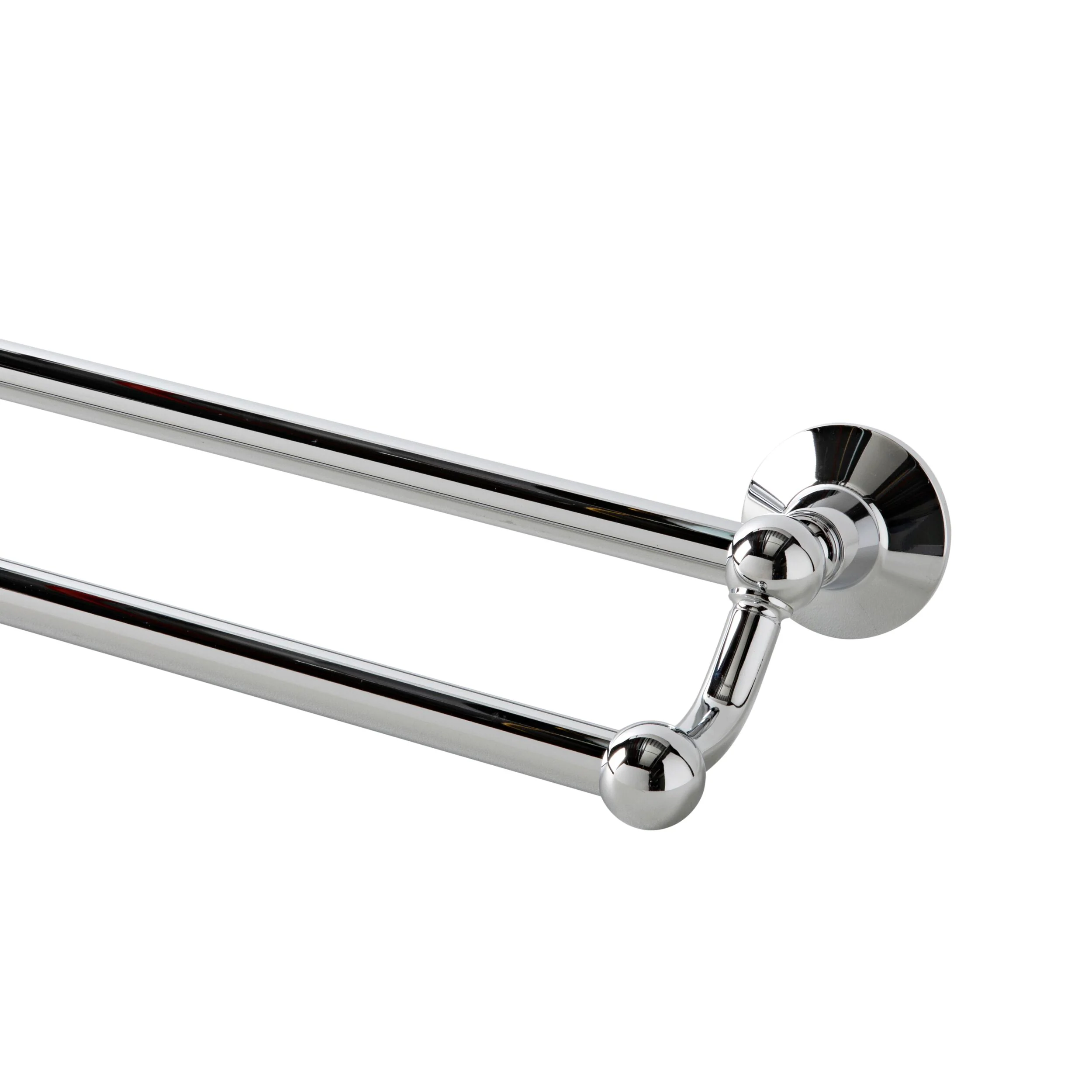 Oxford Double Towel Rail 600mm Chrome - Image 2