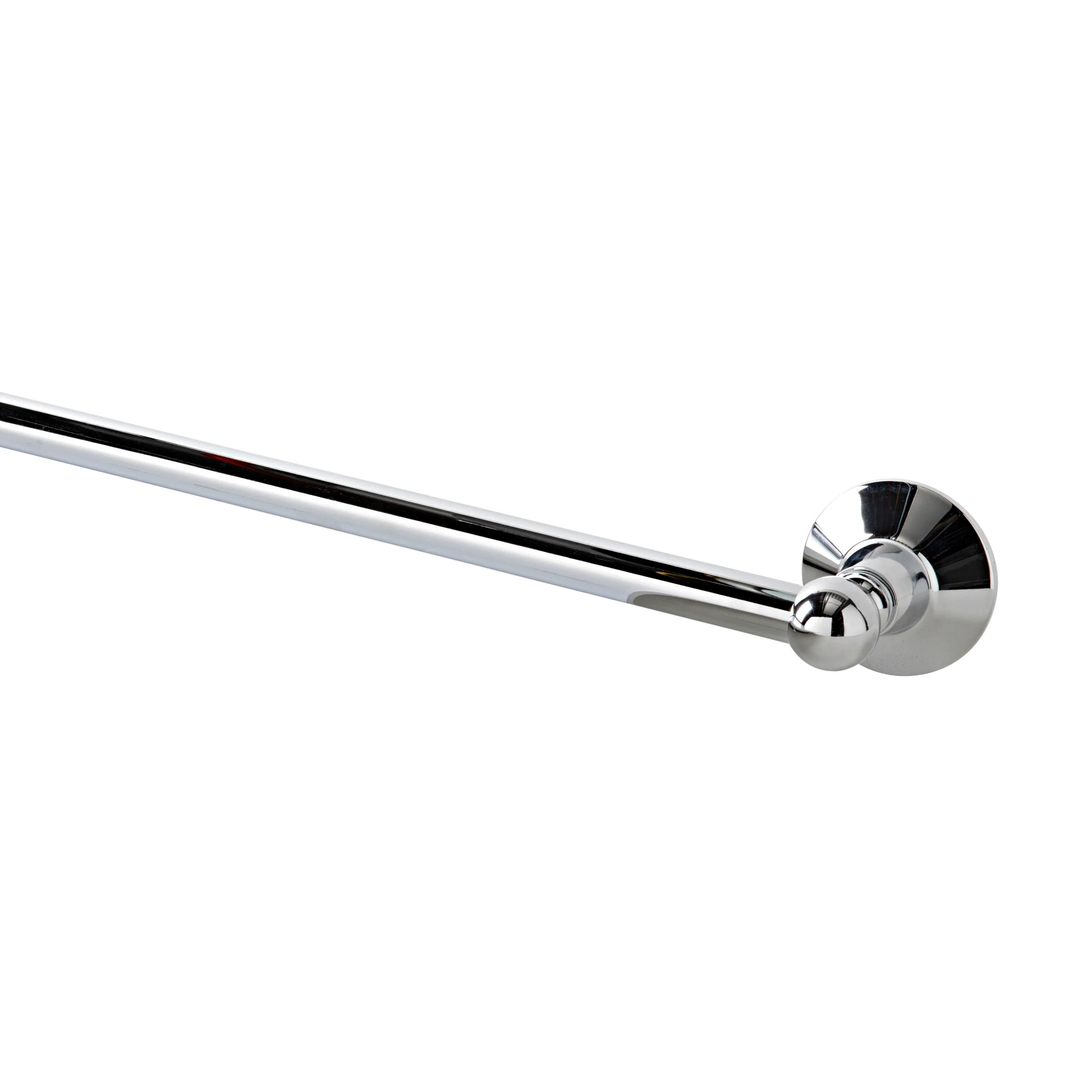 Oxford Single Towel Rail 600mm Chrome - Image 2