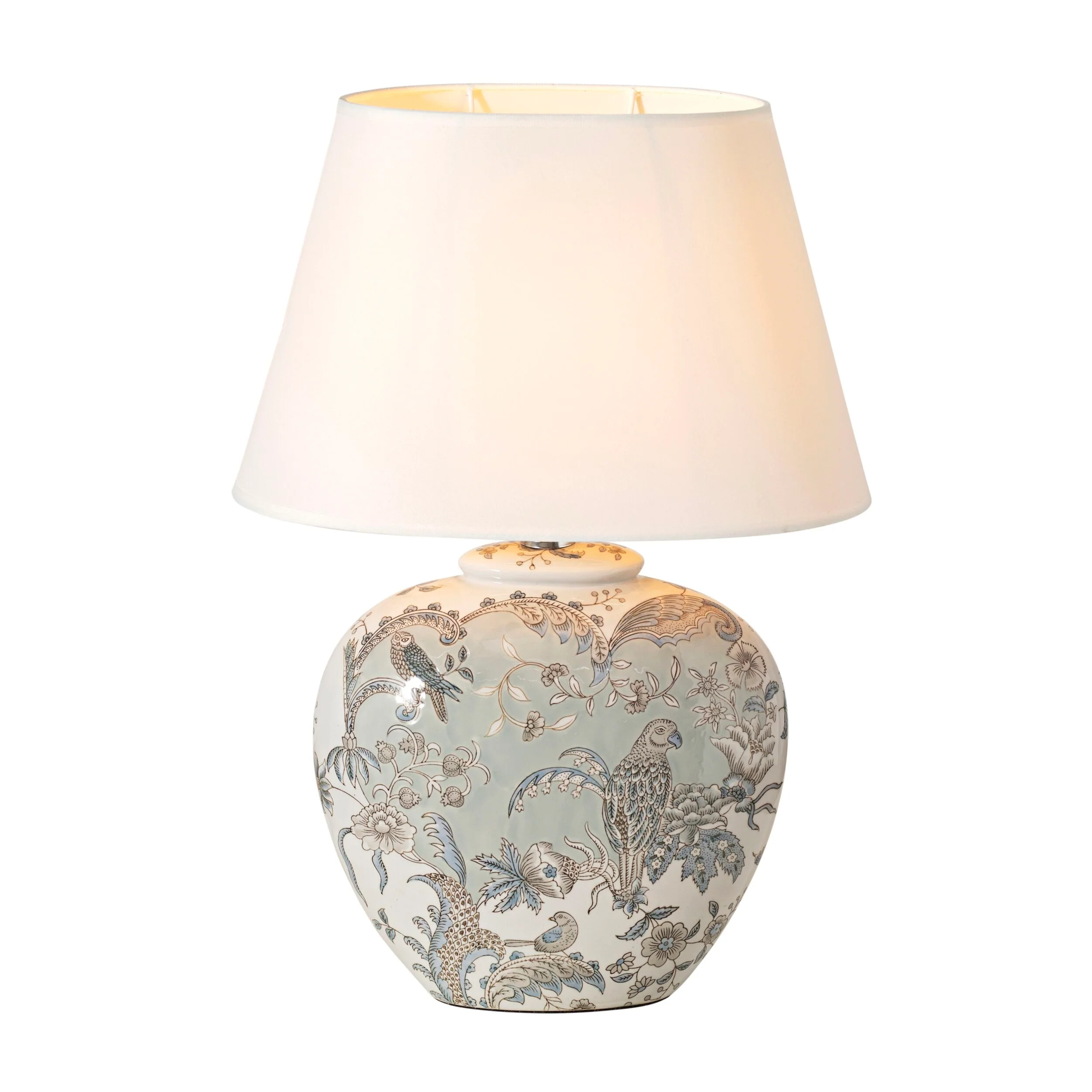 Pale Blue Birds In The Sky Table Lamp 65cm - Image 2