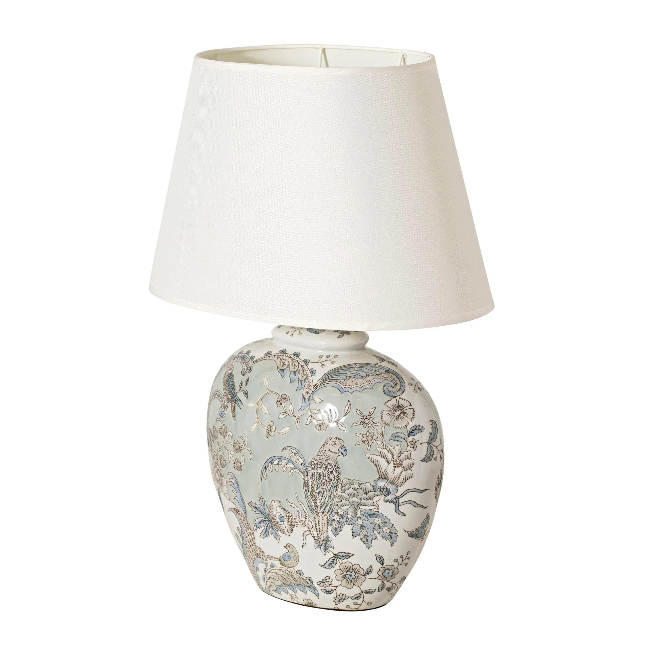 Pale Blue Birds In The Sky Table Lamp 65cm - Image 3