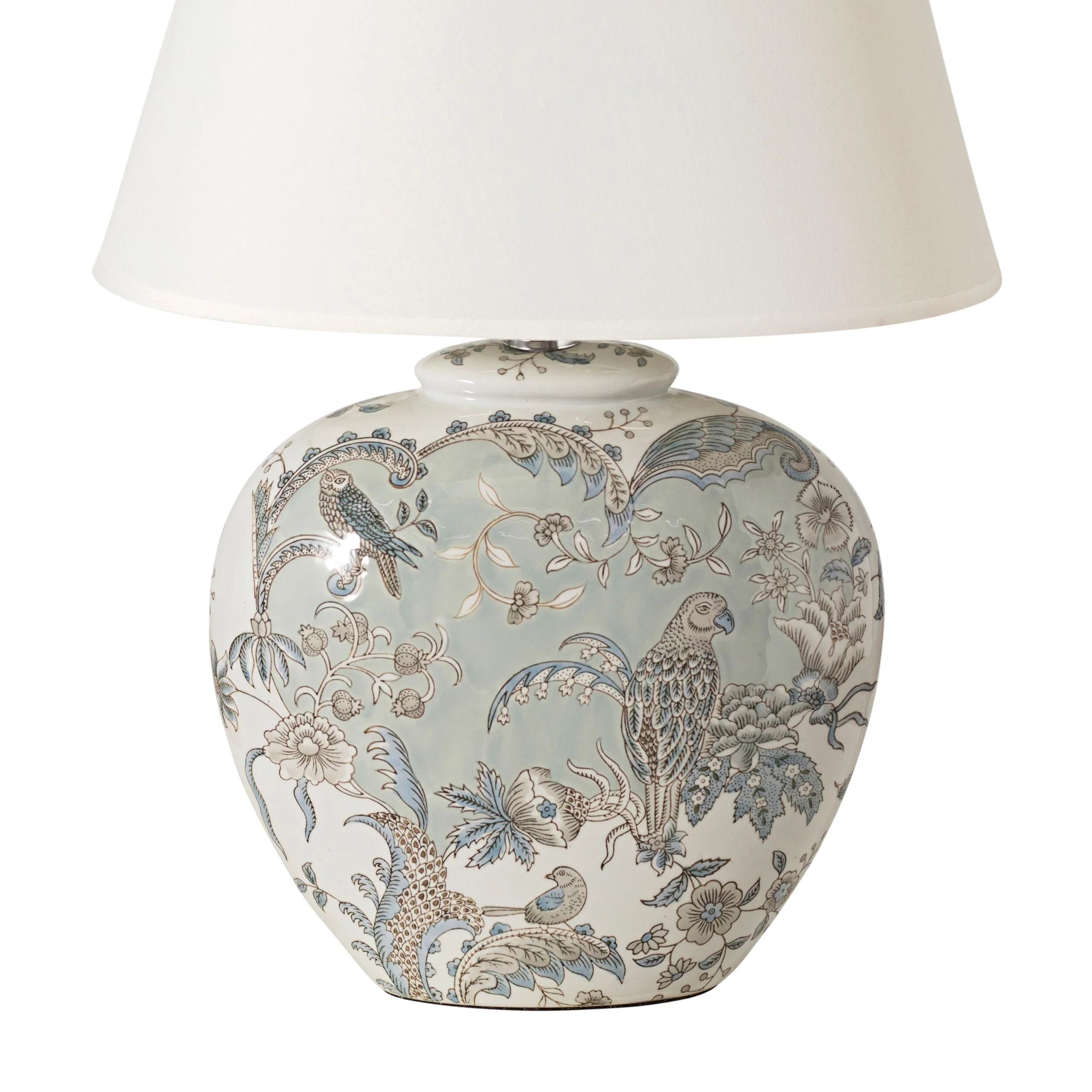Pale Blue Birds In The Sky Table Lamp 65cm - Image 4