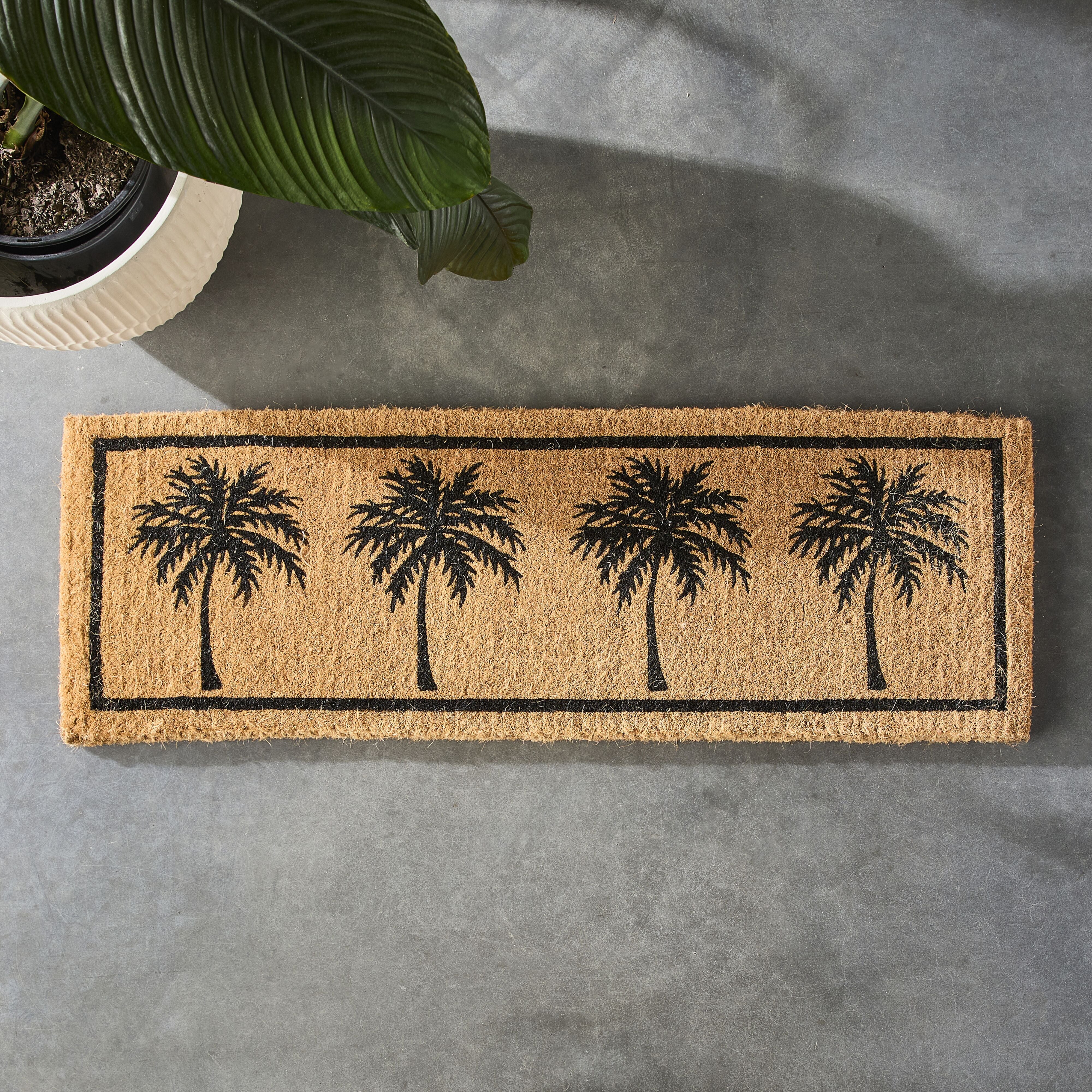 Palm Beach Long Coir Doormat 120x40cm - Image 3