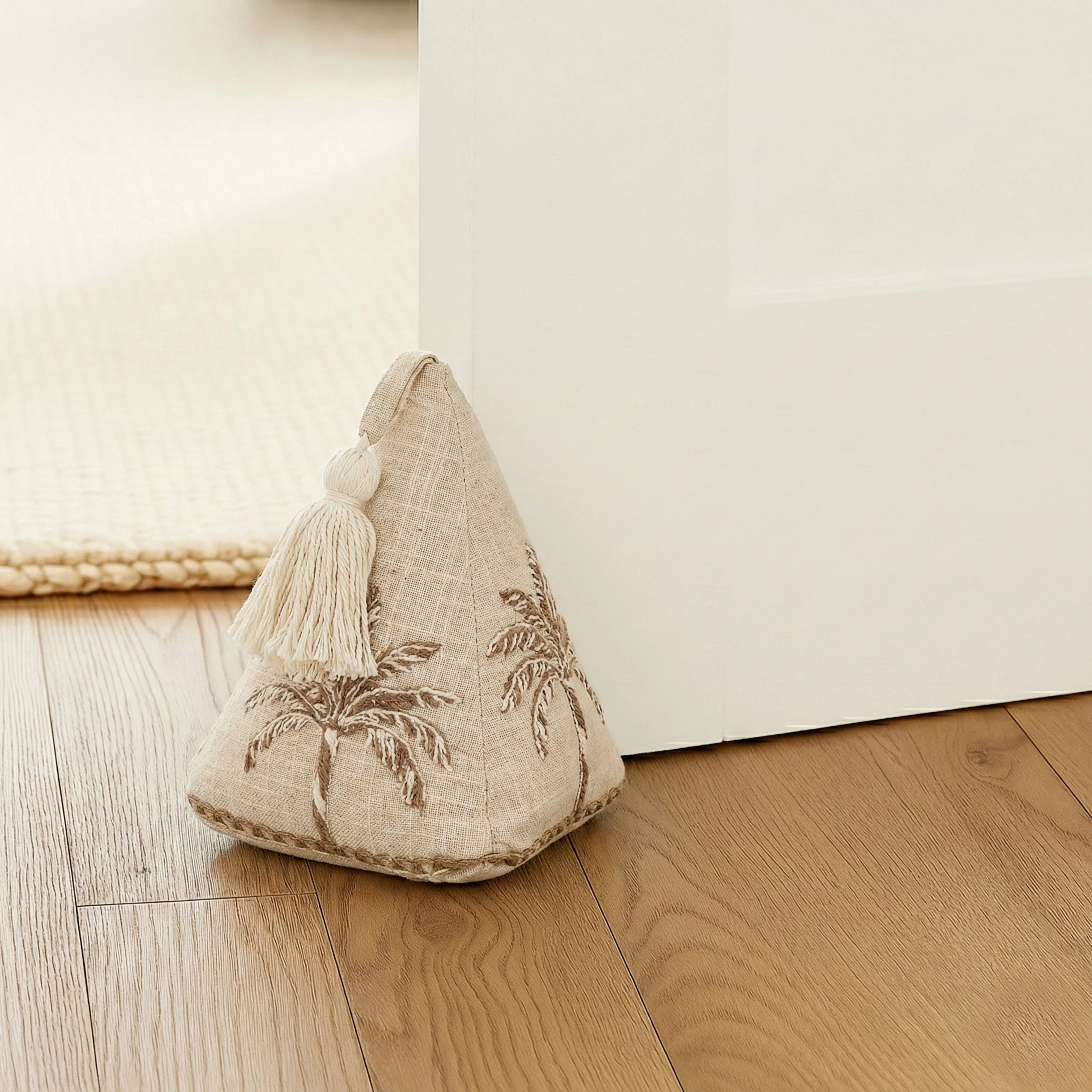 Palm Breeze Embroidered Door Stop - Image 4