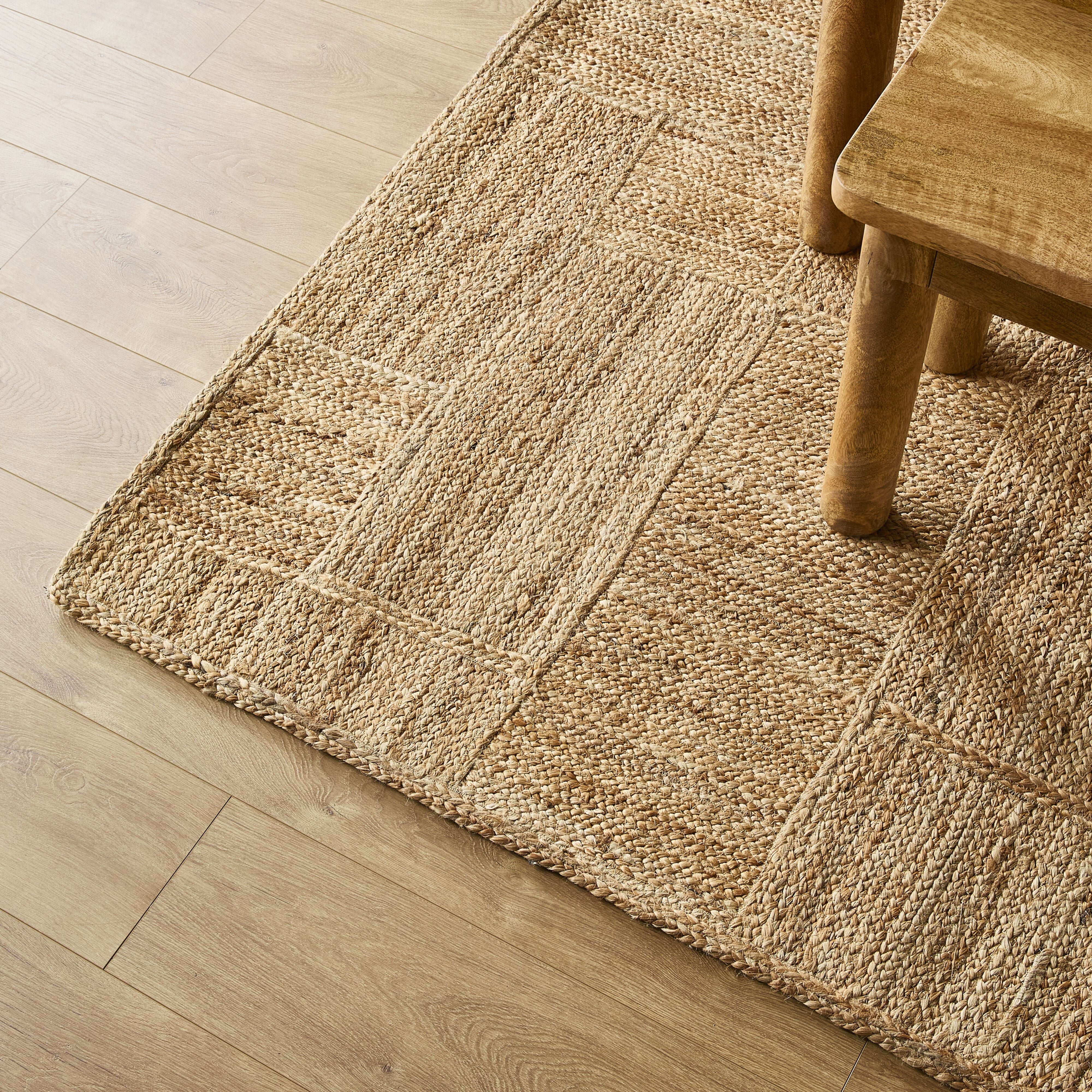 Palma Basket Weave Jute Rug 240x300cm - Image 5