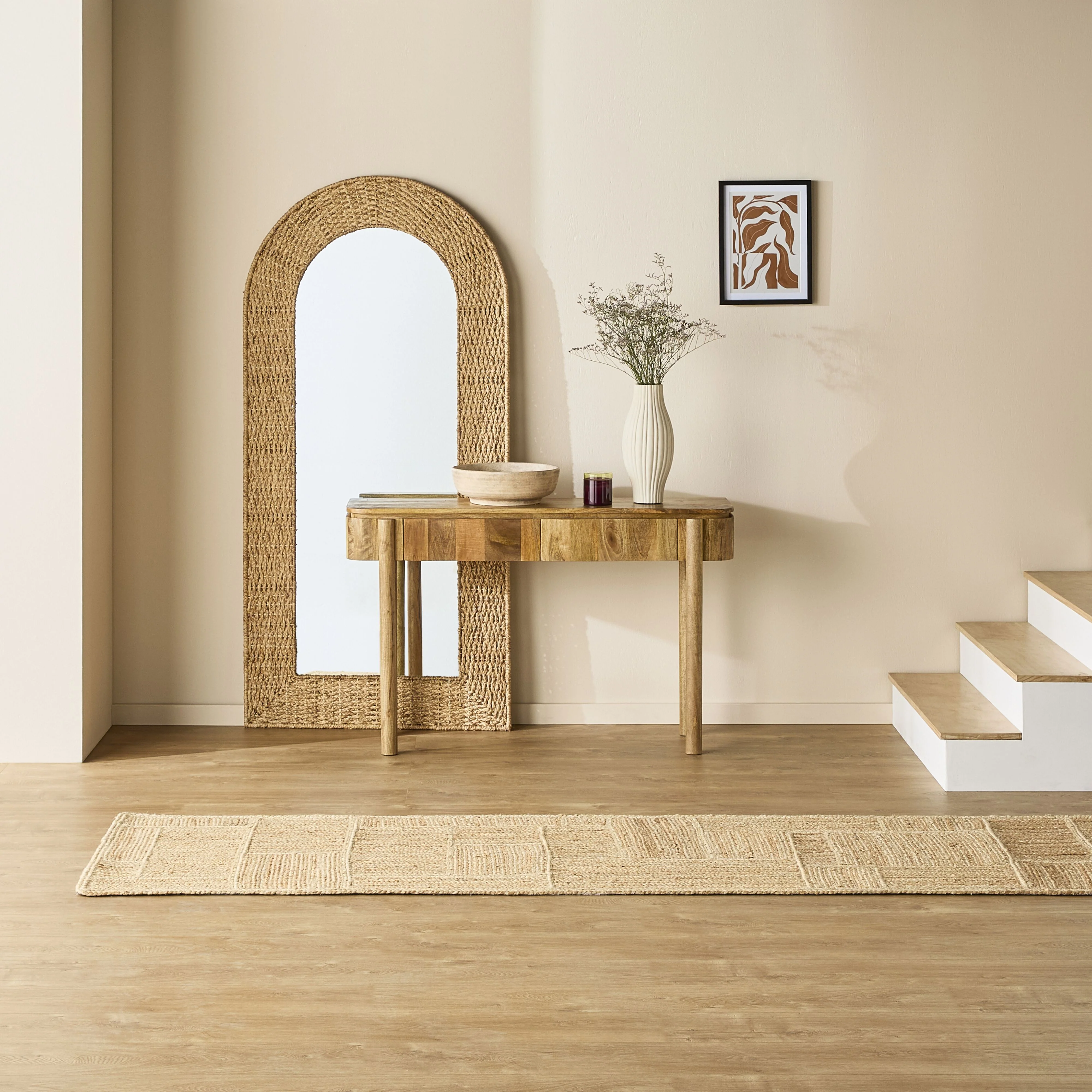 Palma Basket Weave Jute Runner 80x300cm - Image 4