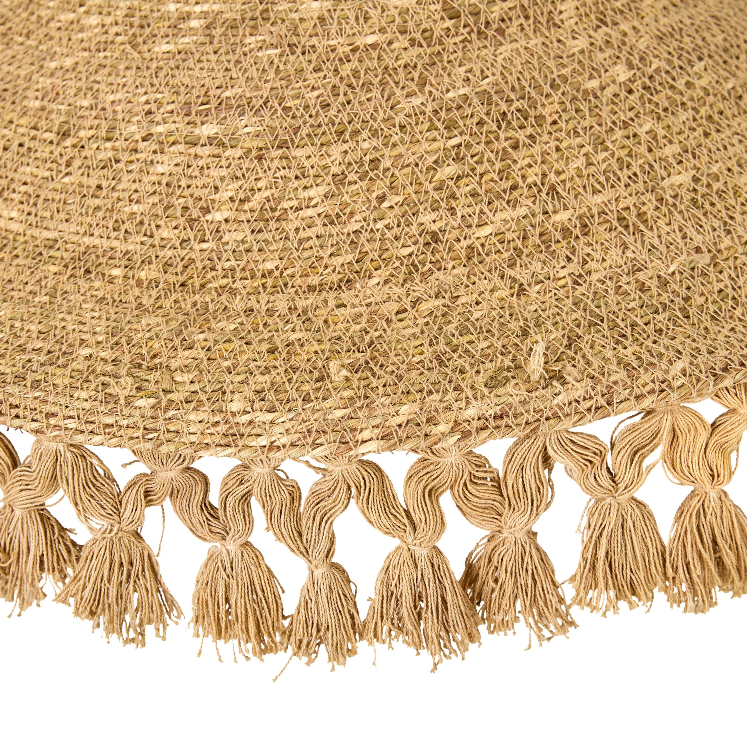 Pancho Moonj Grass Pendant Natural 50x23cm - SHADE ONLY - Image 2