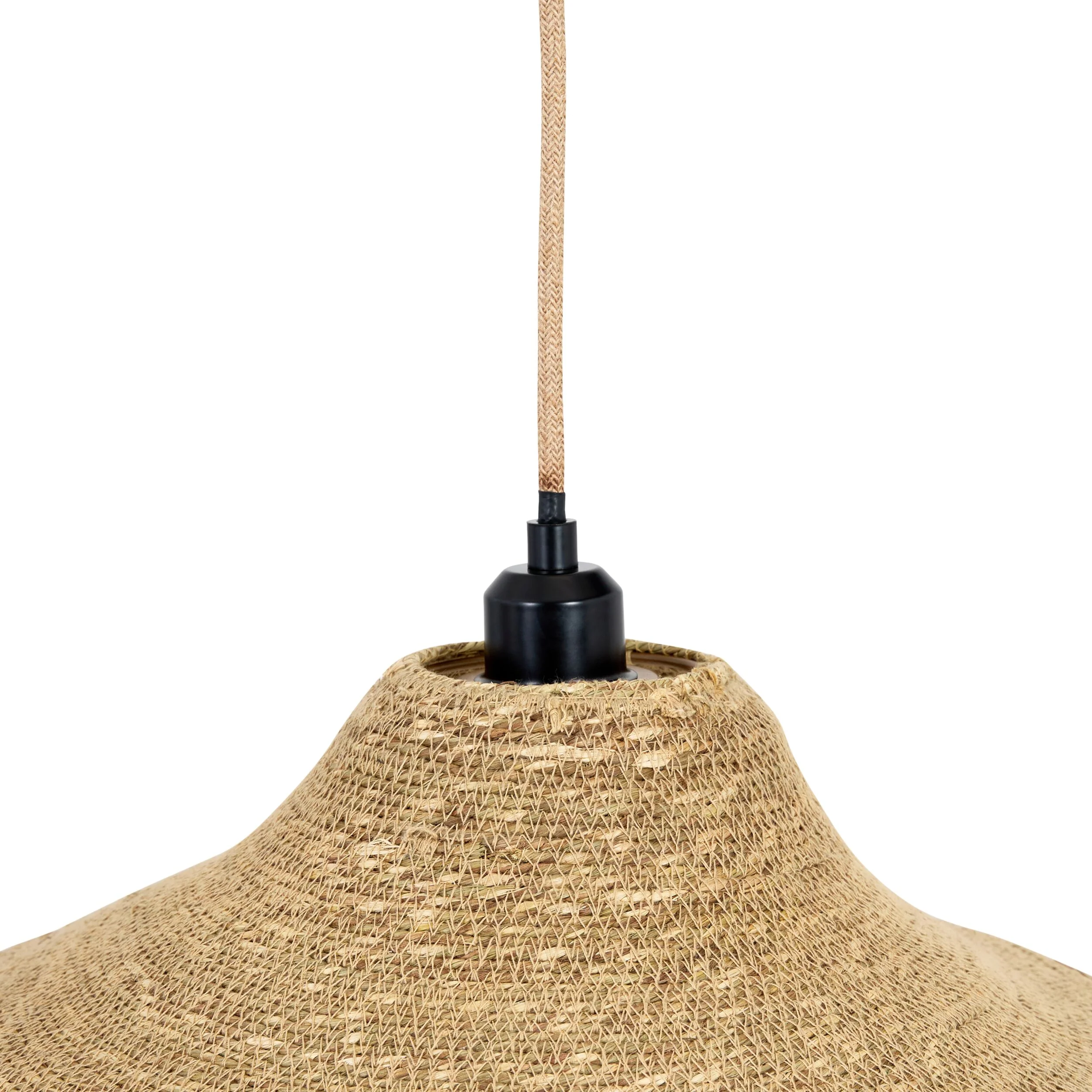 Pancho Moonj Grass Pendant Natural 50x23cm - SHADE ONLY - Image 6
