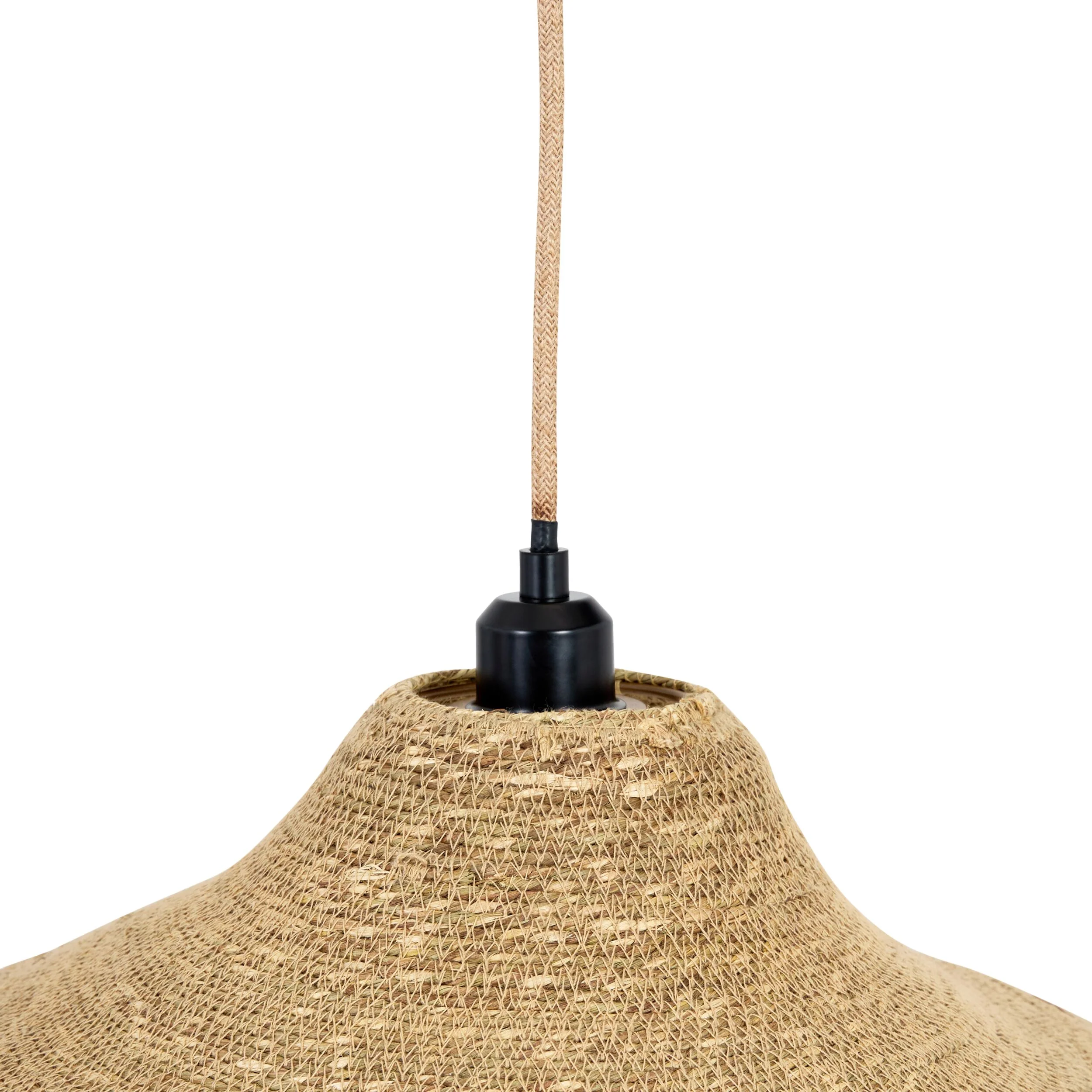 Pancho Moonj Grass Pendant Natural 60x23cm - SHADE ONLY - Image 5