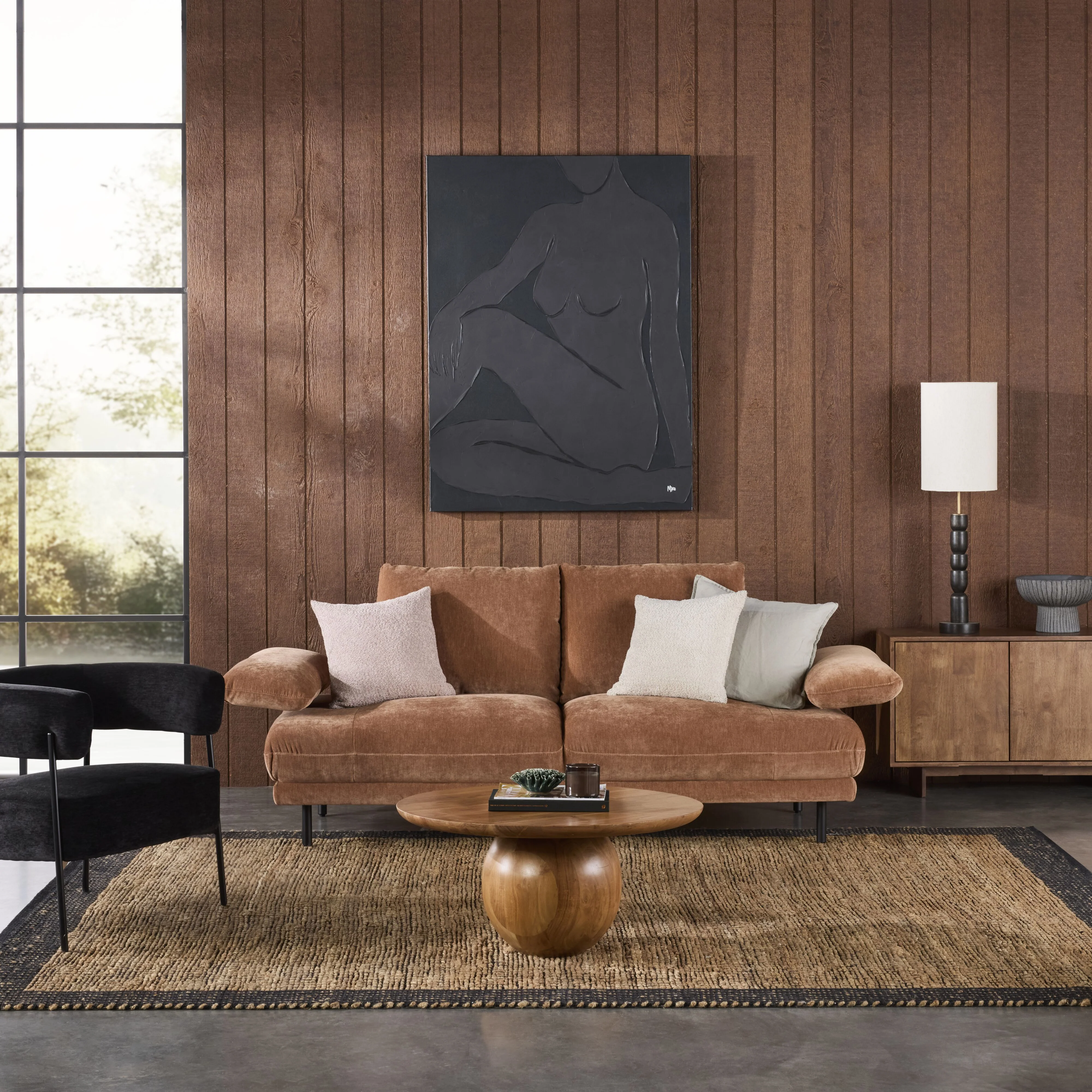 Paolo 2 Seater Sofa Terracotta - Image 13