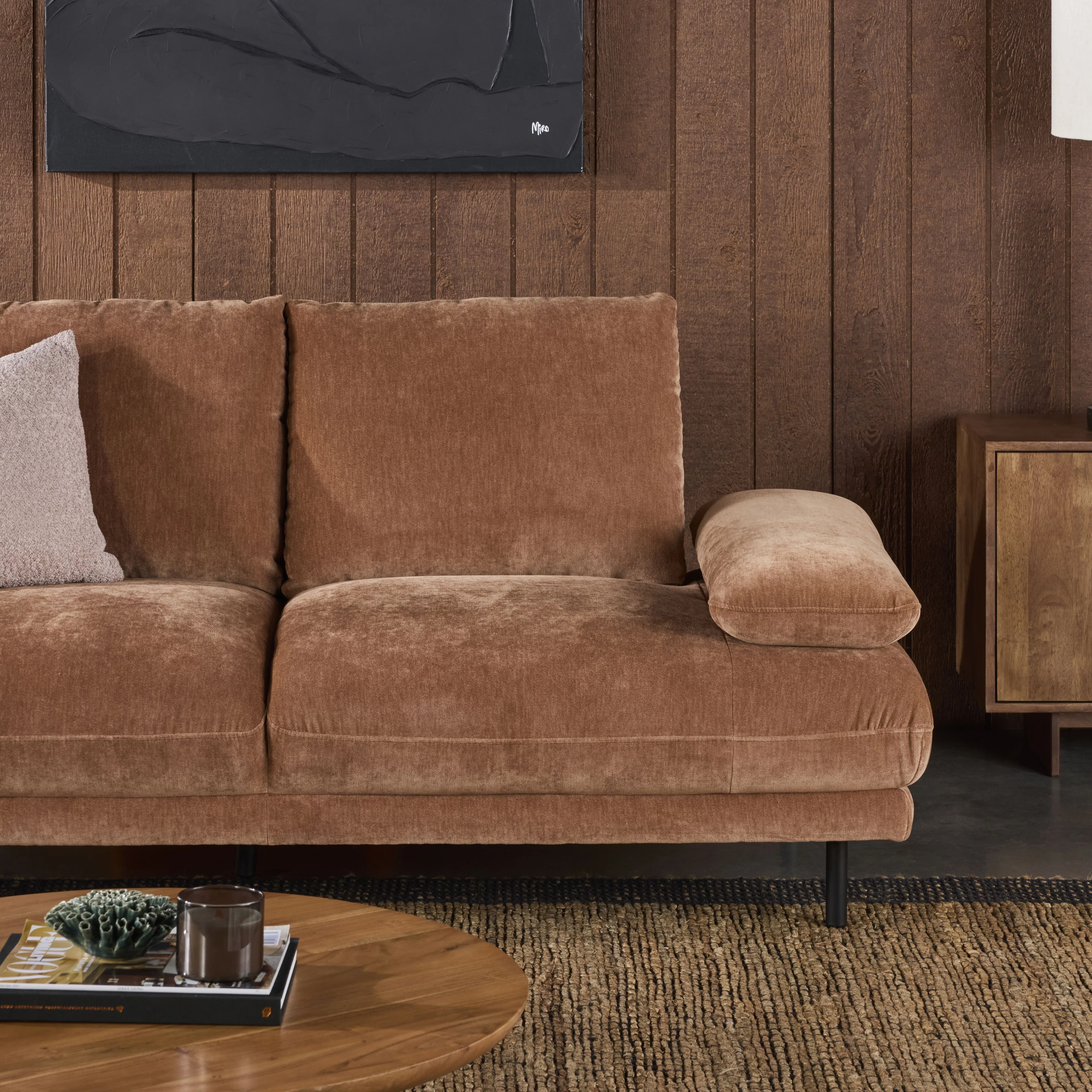 Paolo 2 Seater Sofa Terracotta - Image 15