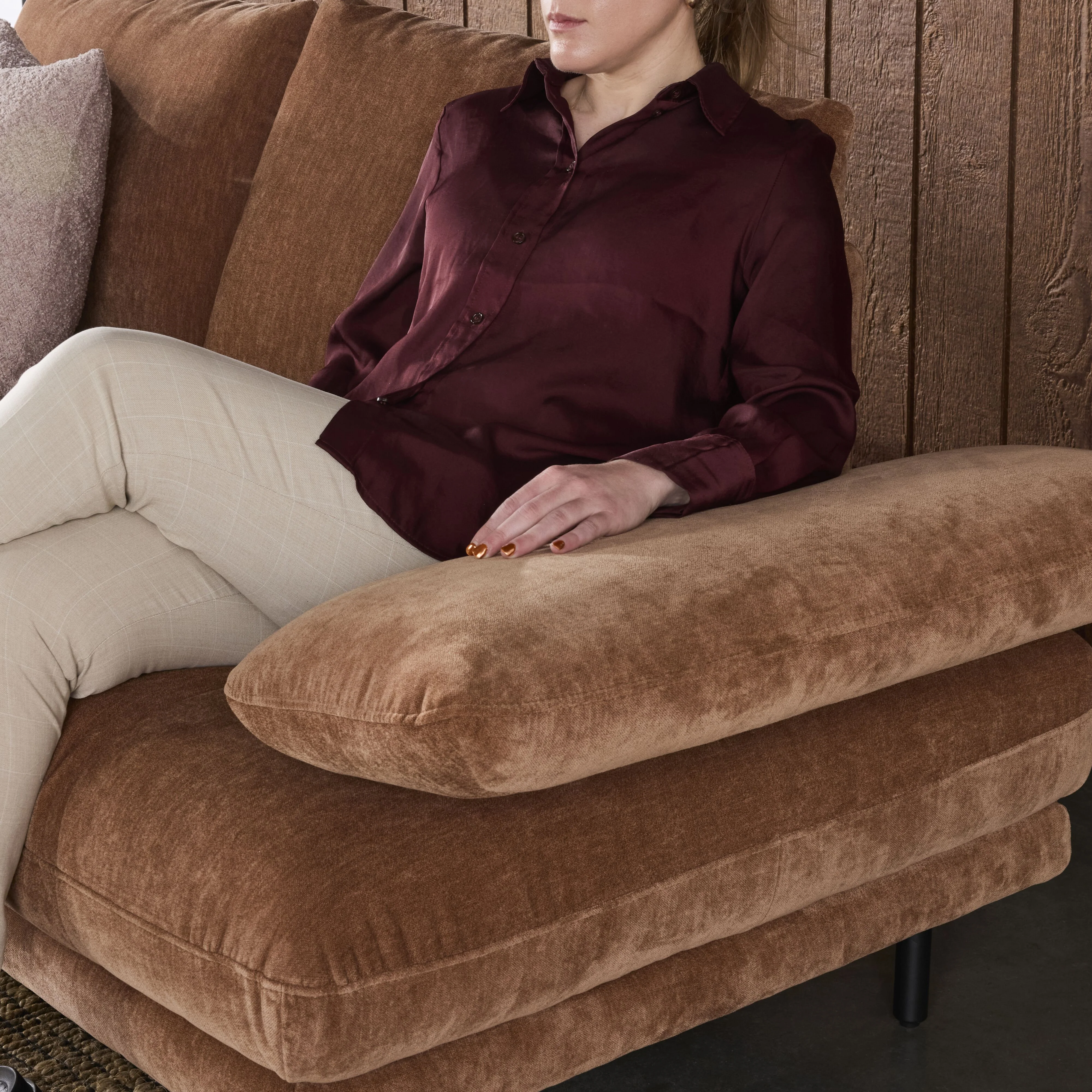Paolo 2 Seater Sofa Terracotta - Image 17