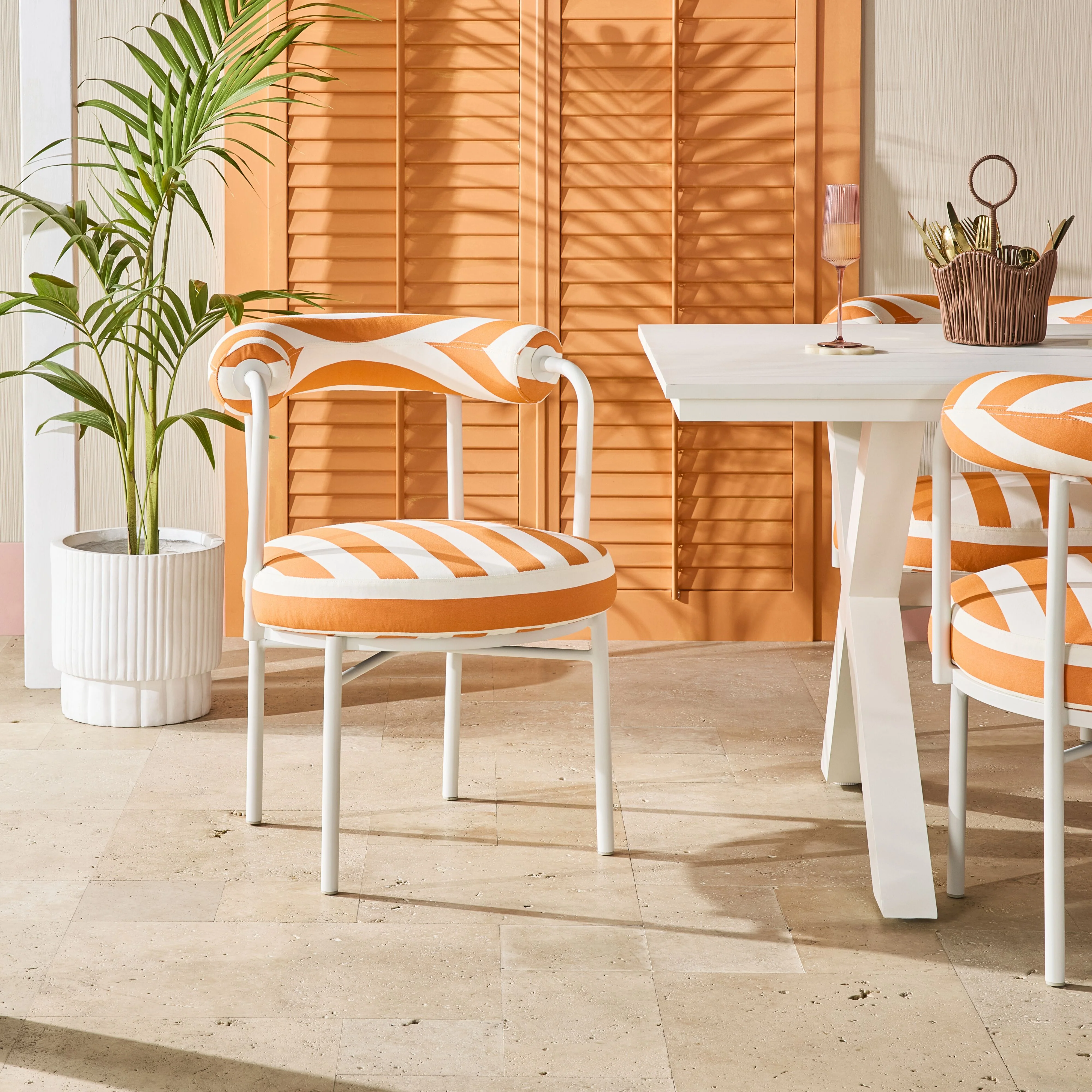 Parri Dining Chair Tangello Stripe - Image 7