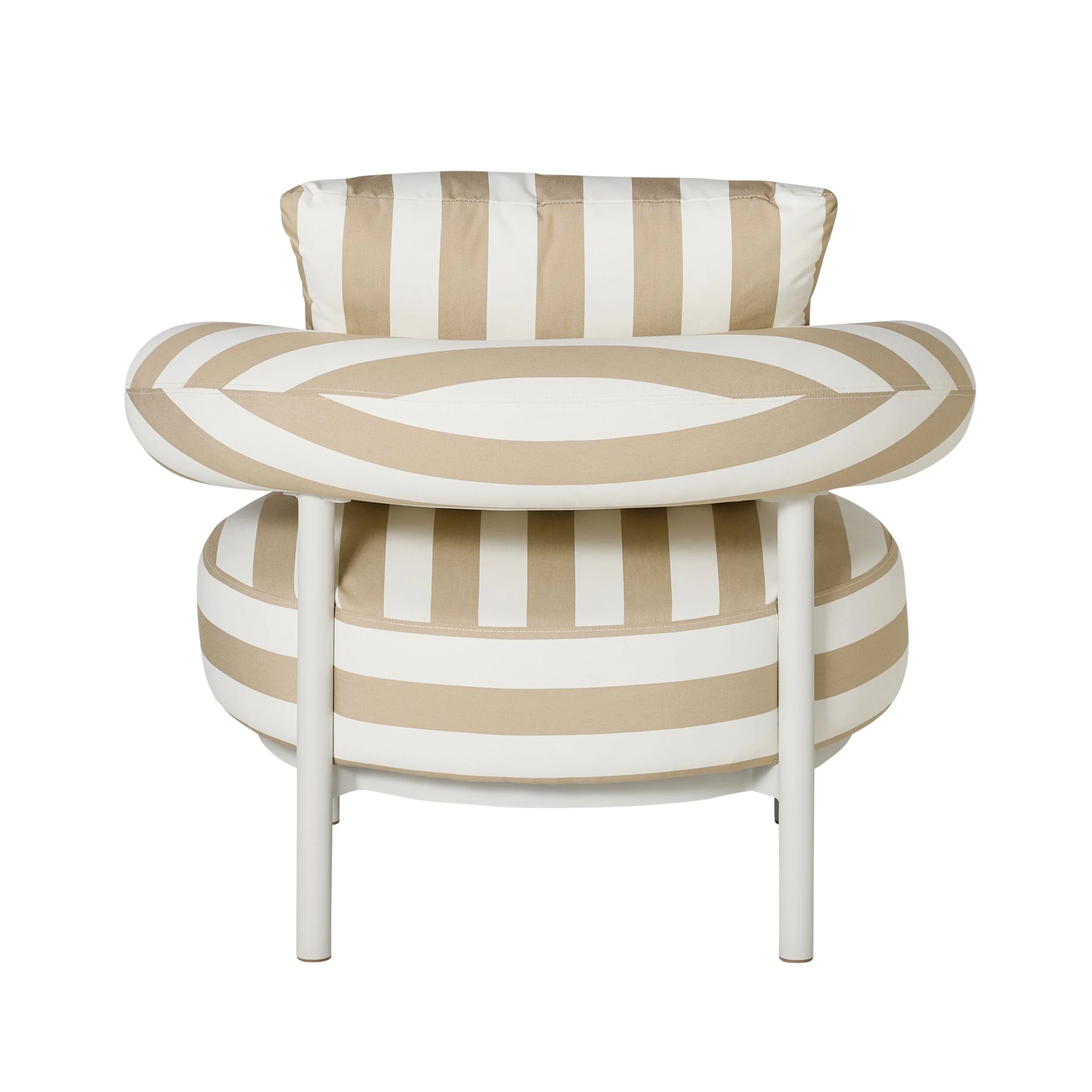 Parri Occasional Chair Taupe Stripe - Image 4